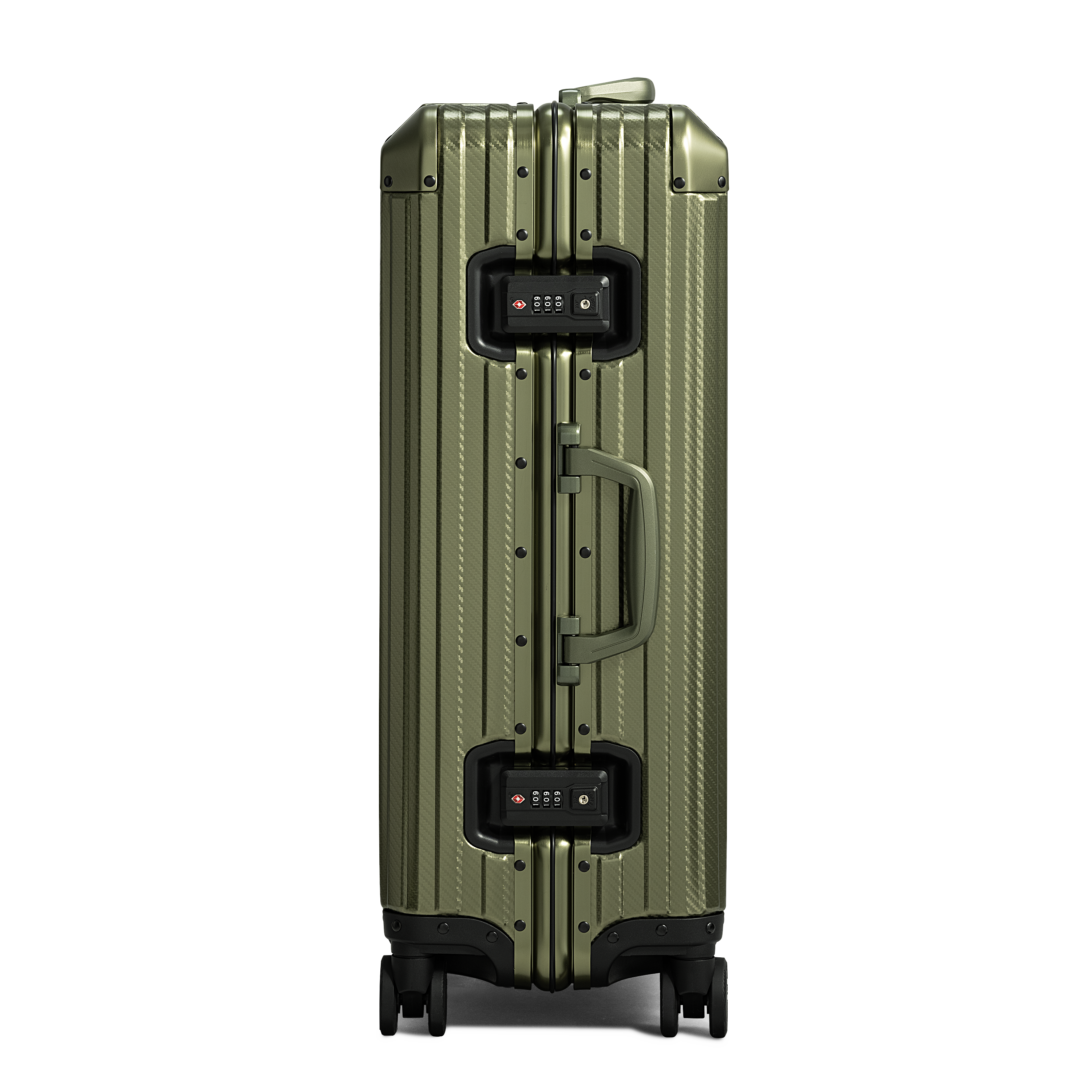 TREVA Aluminum Suitcase Army Green