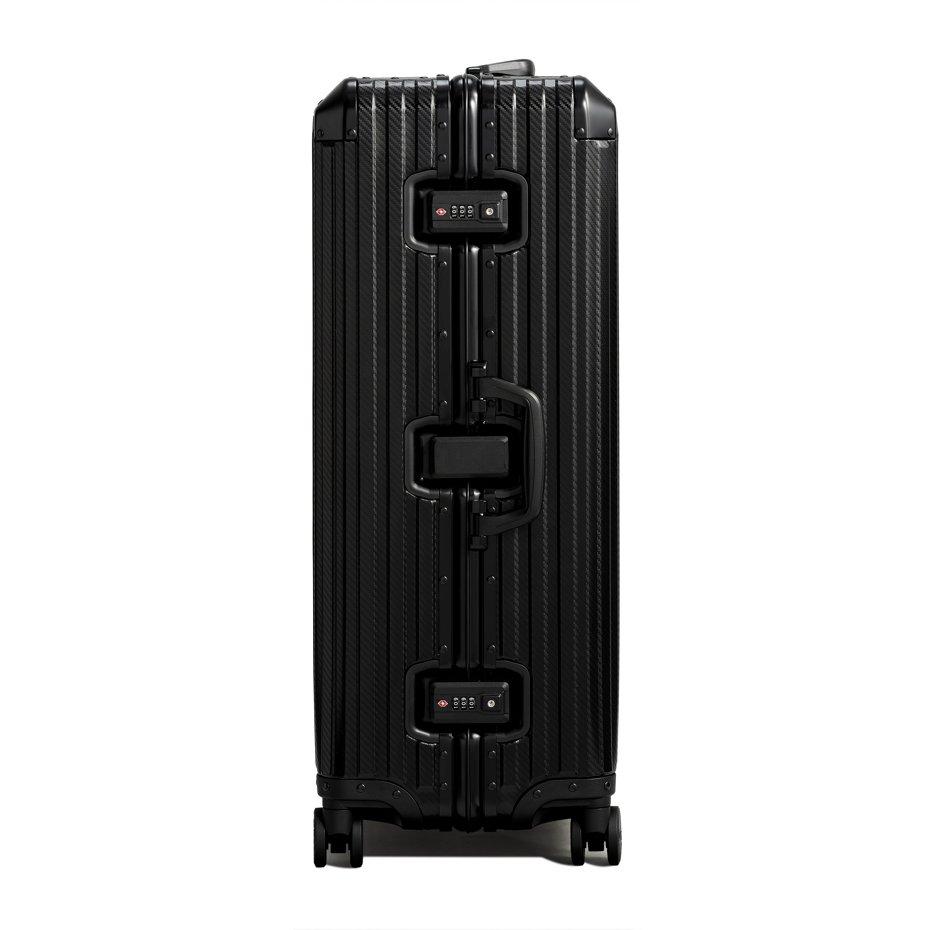 TREVA Aluminum Suitcase Black