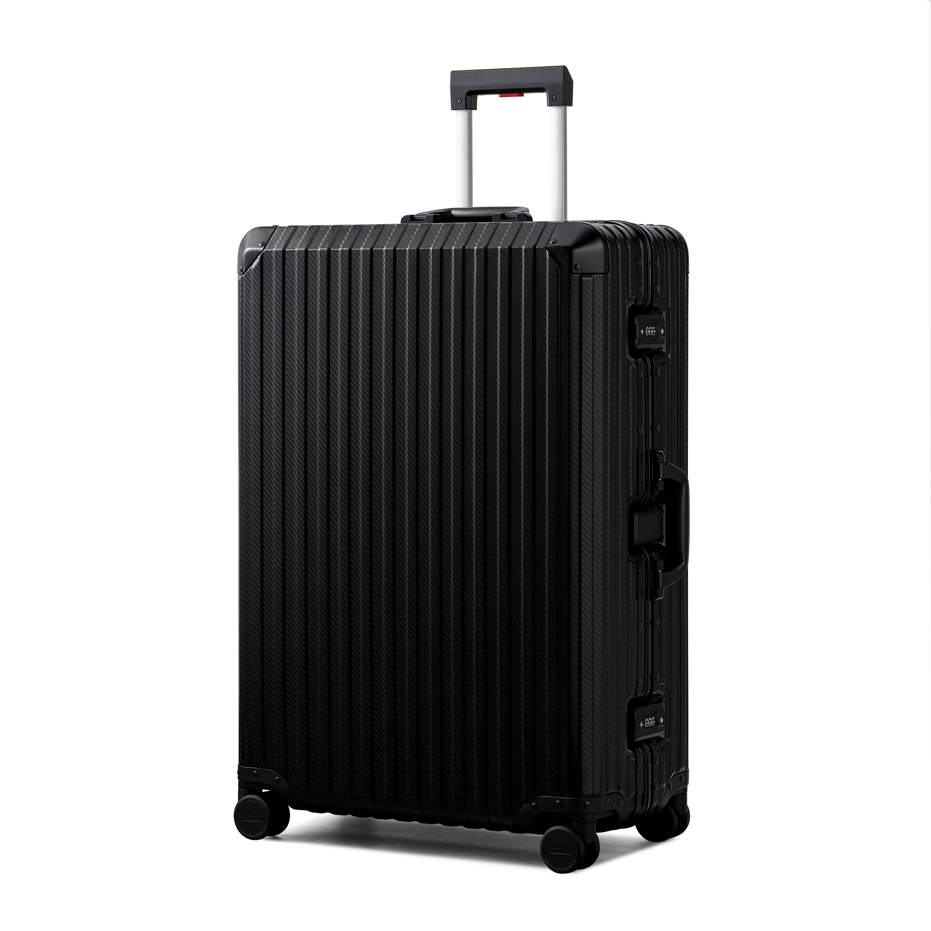 TREVA Aluminum Suitcase Black