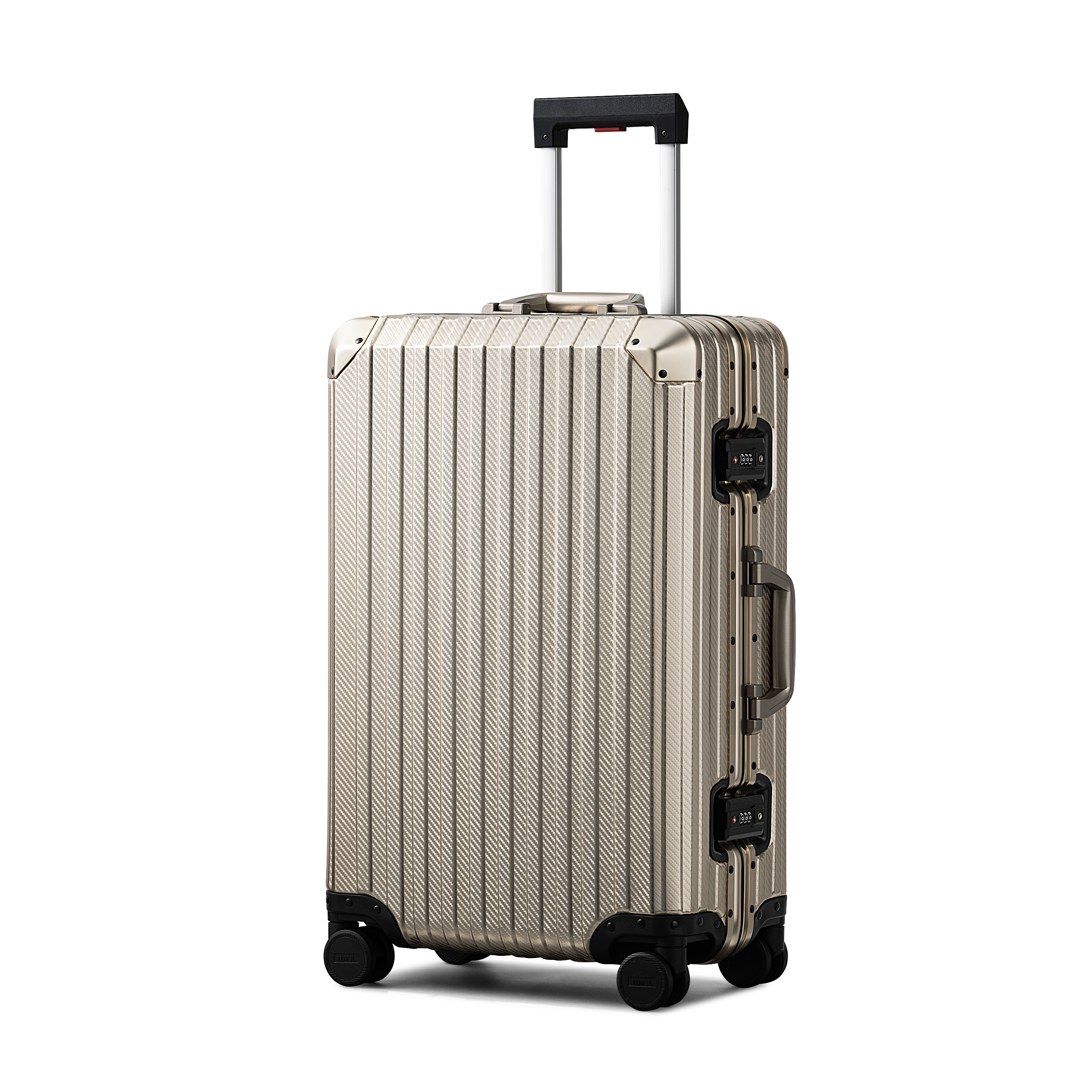 TREVA Aluminum Suitcase Champagne