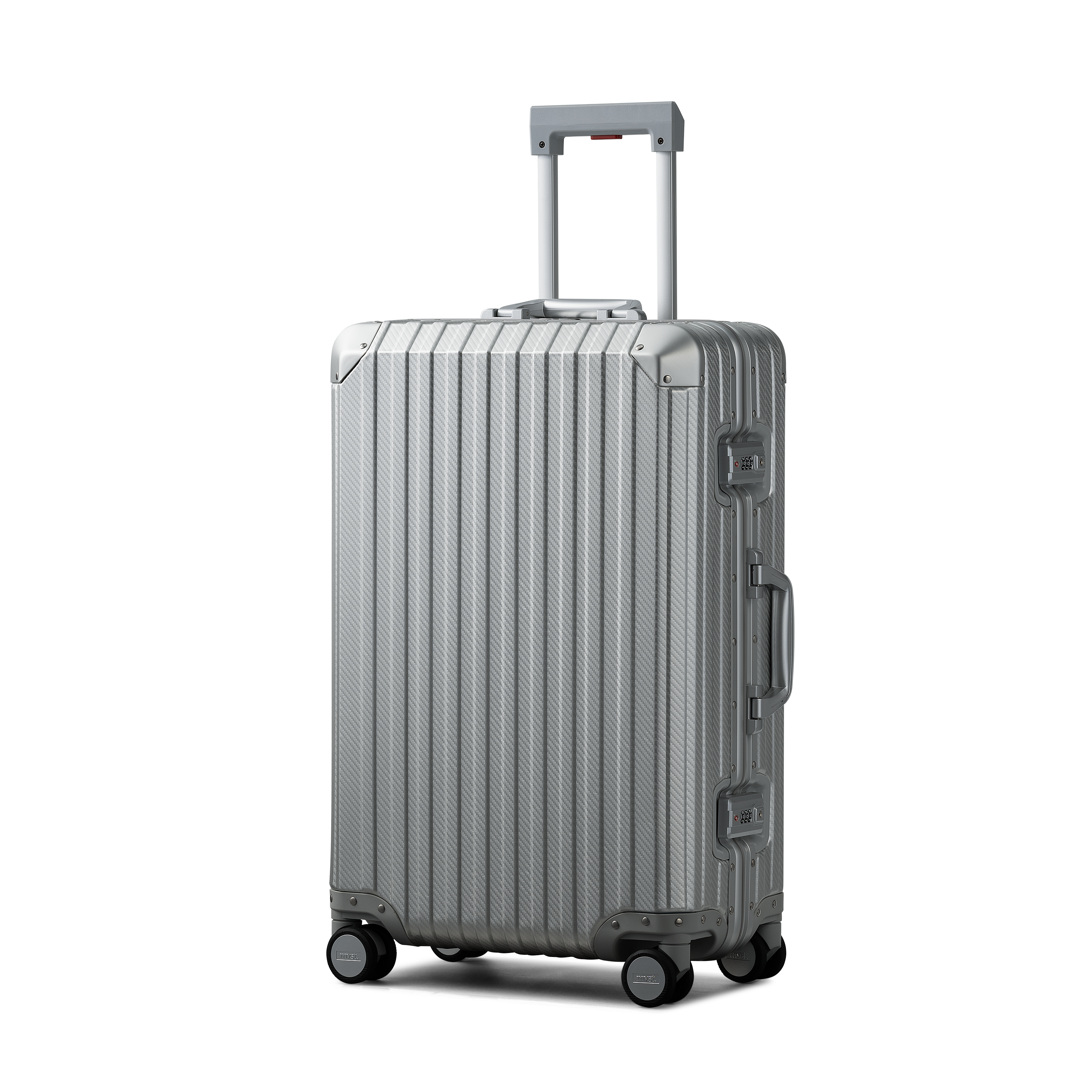 TREVA Aluminum Suitcase Silver