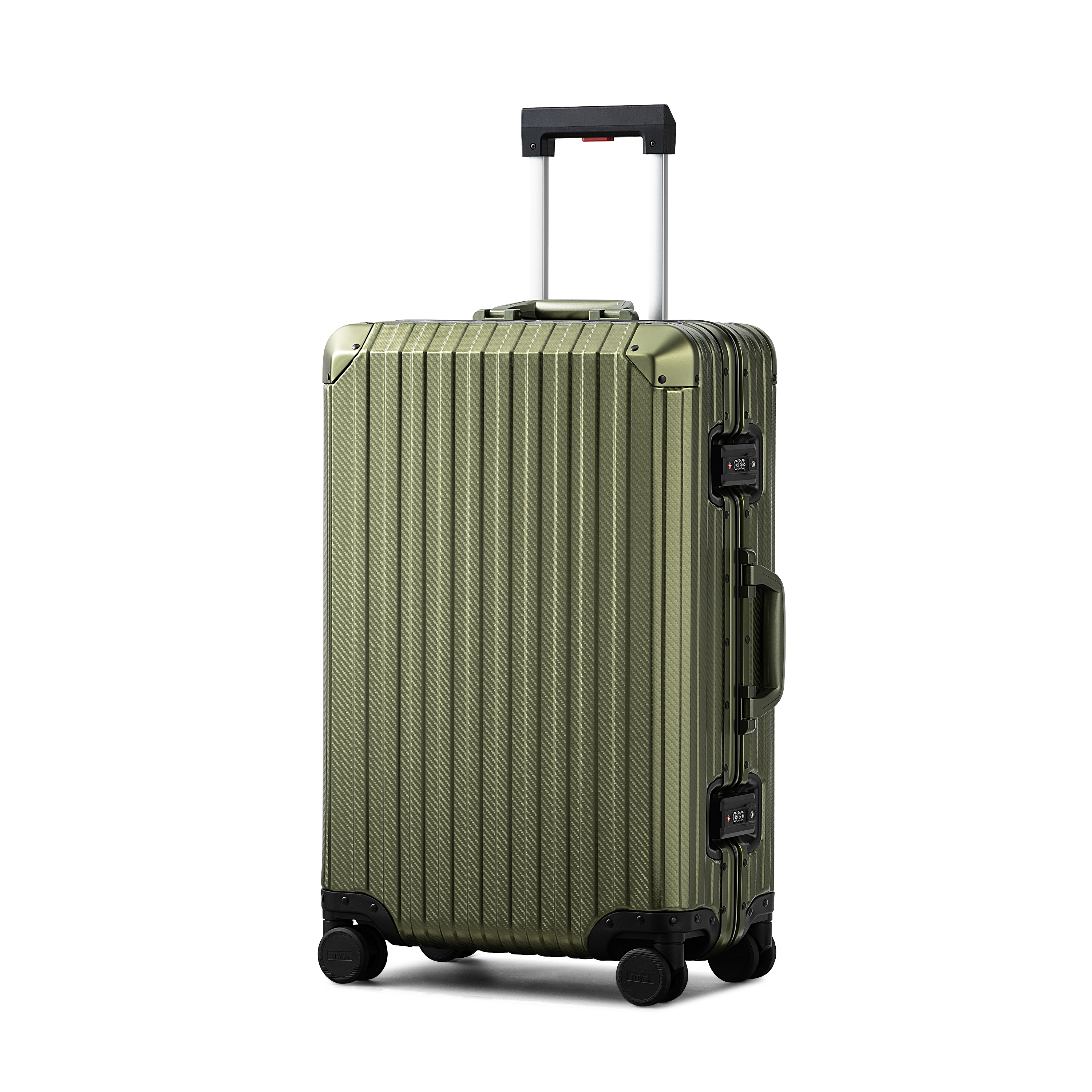 TREVA Aluminum Suitcase Army Green