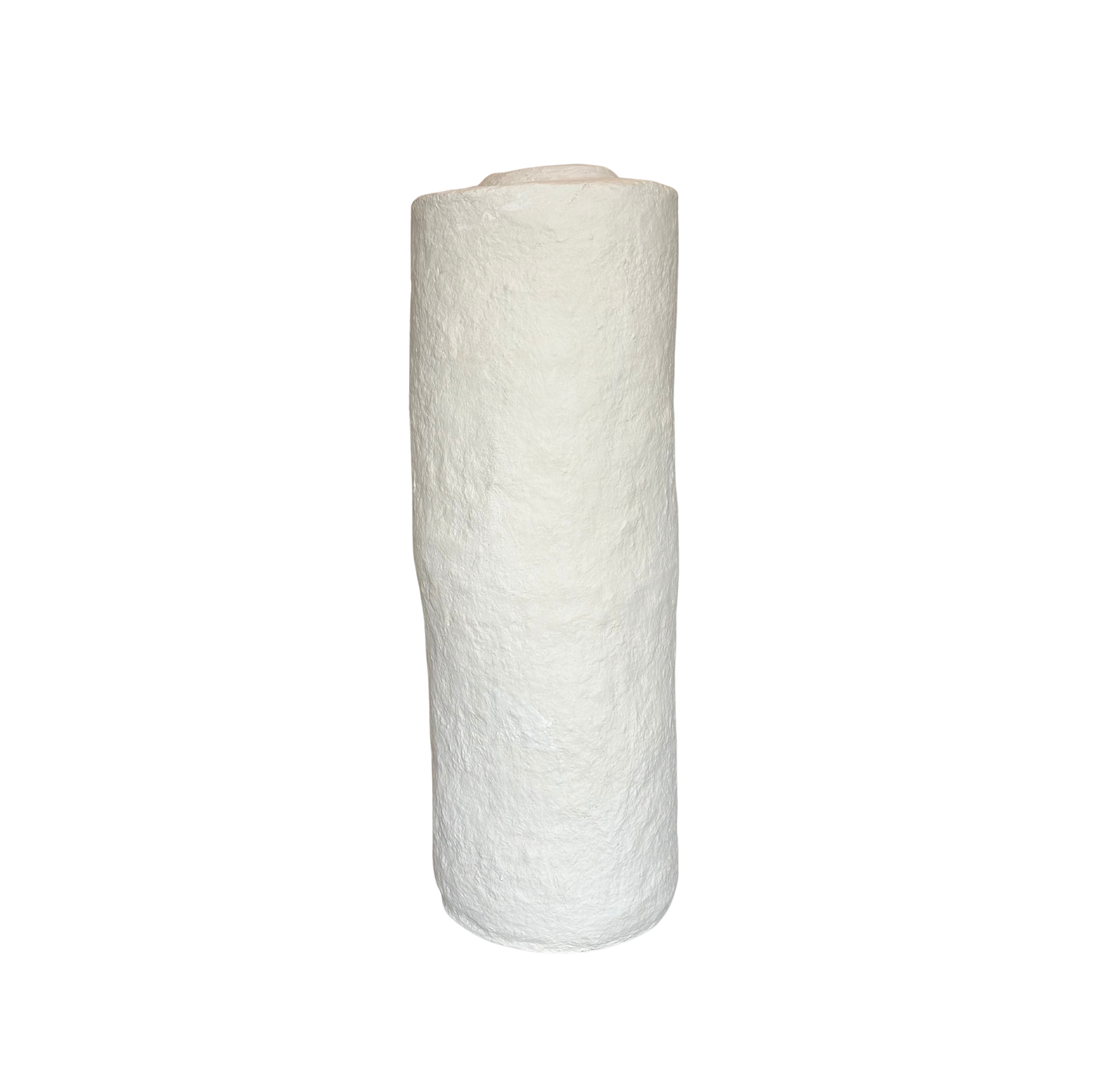 Paper Mache Tall Floor Vase