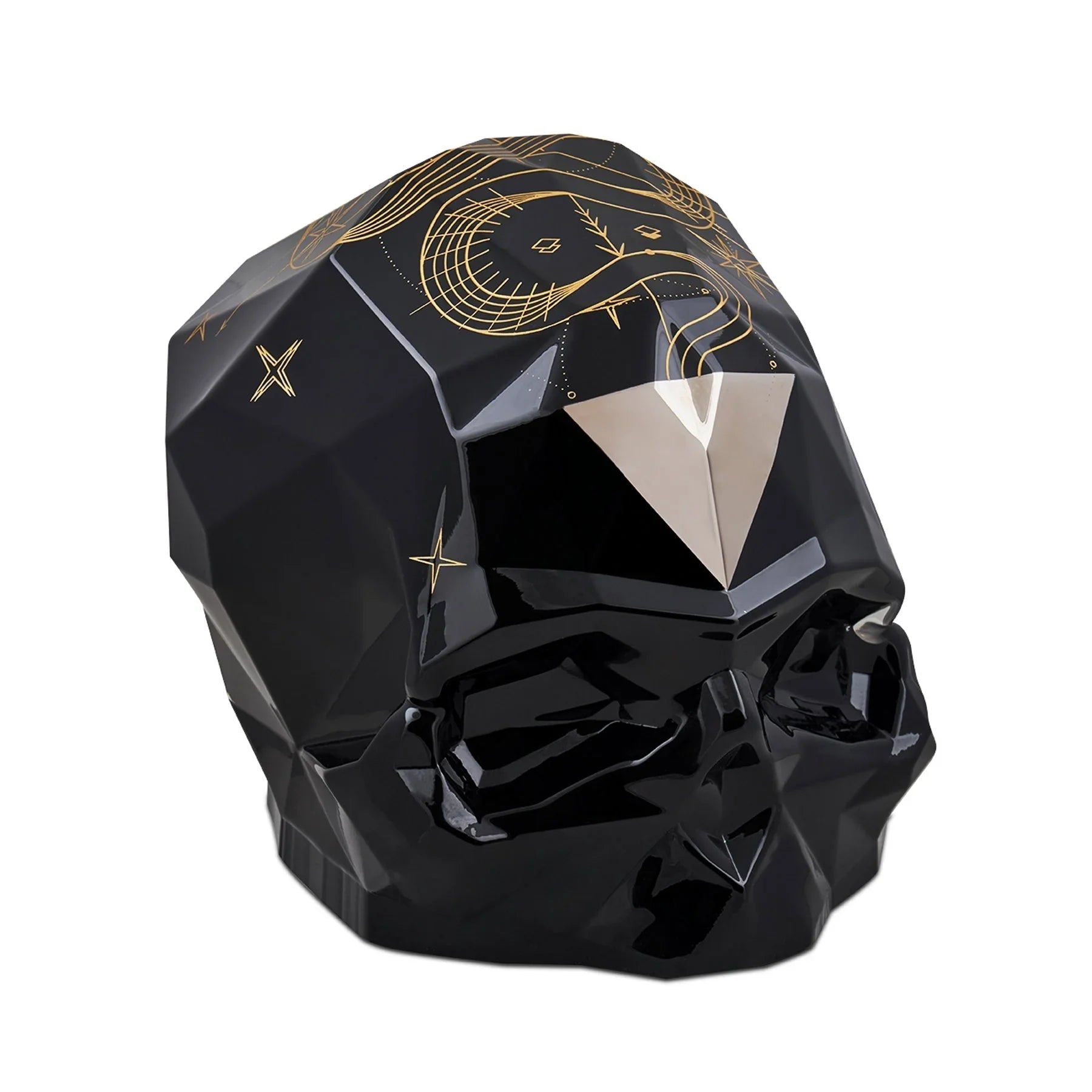 Memento Mori Rock & Pop Faceted Skull Large by Erensu Ekmekçiler