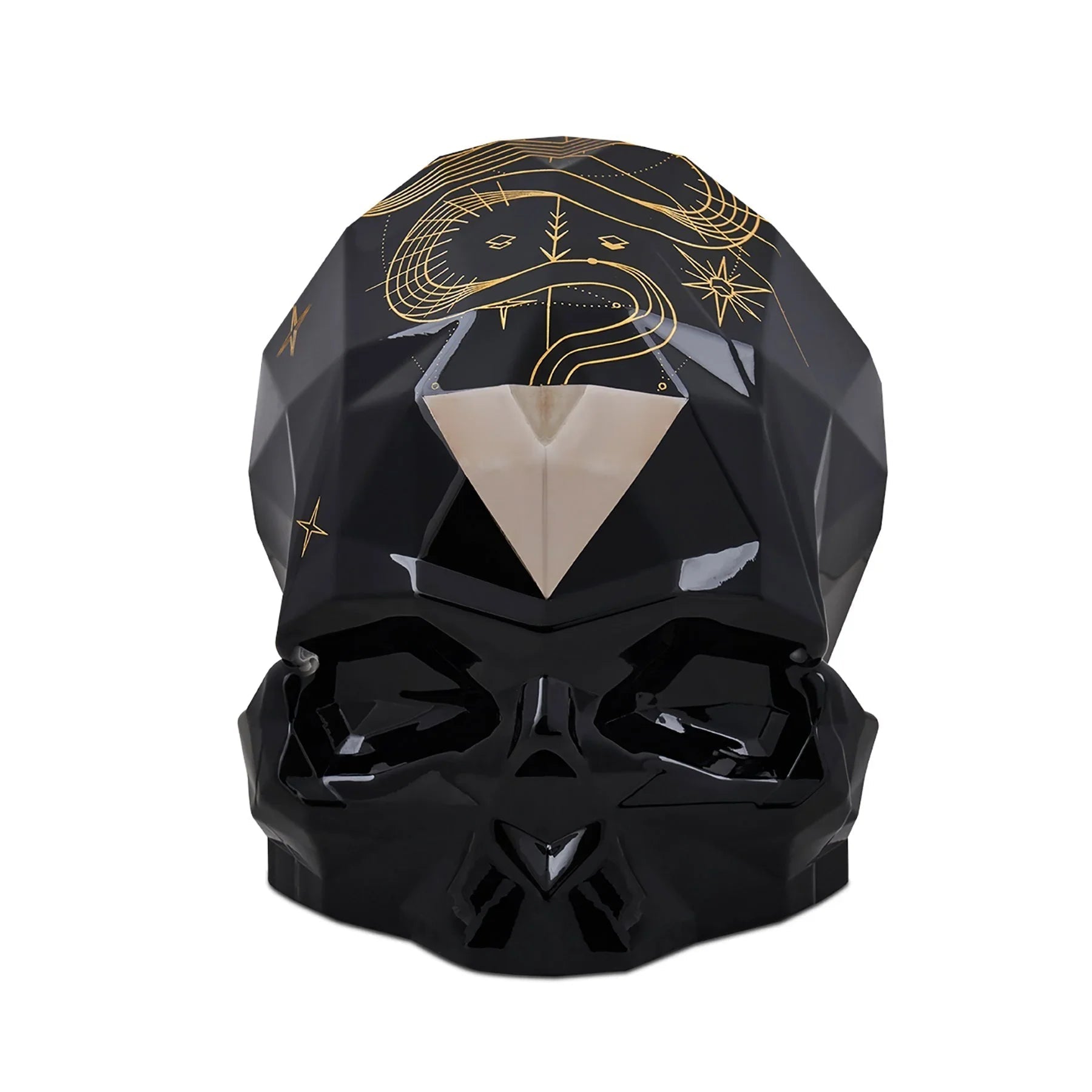 Memento Mori Rock & Pop Faceted Skull Large by Erensu Ekmekçiler