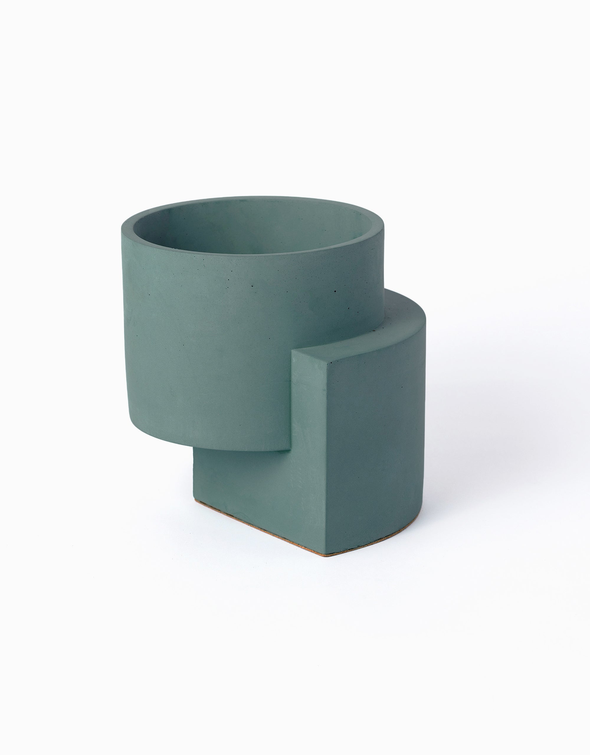 Platform Planter Medium - Polished Concrete