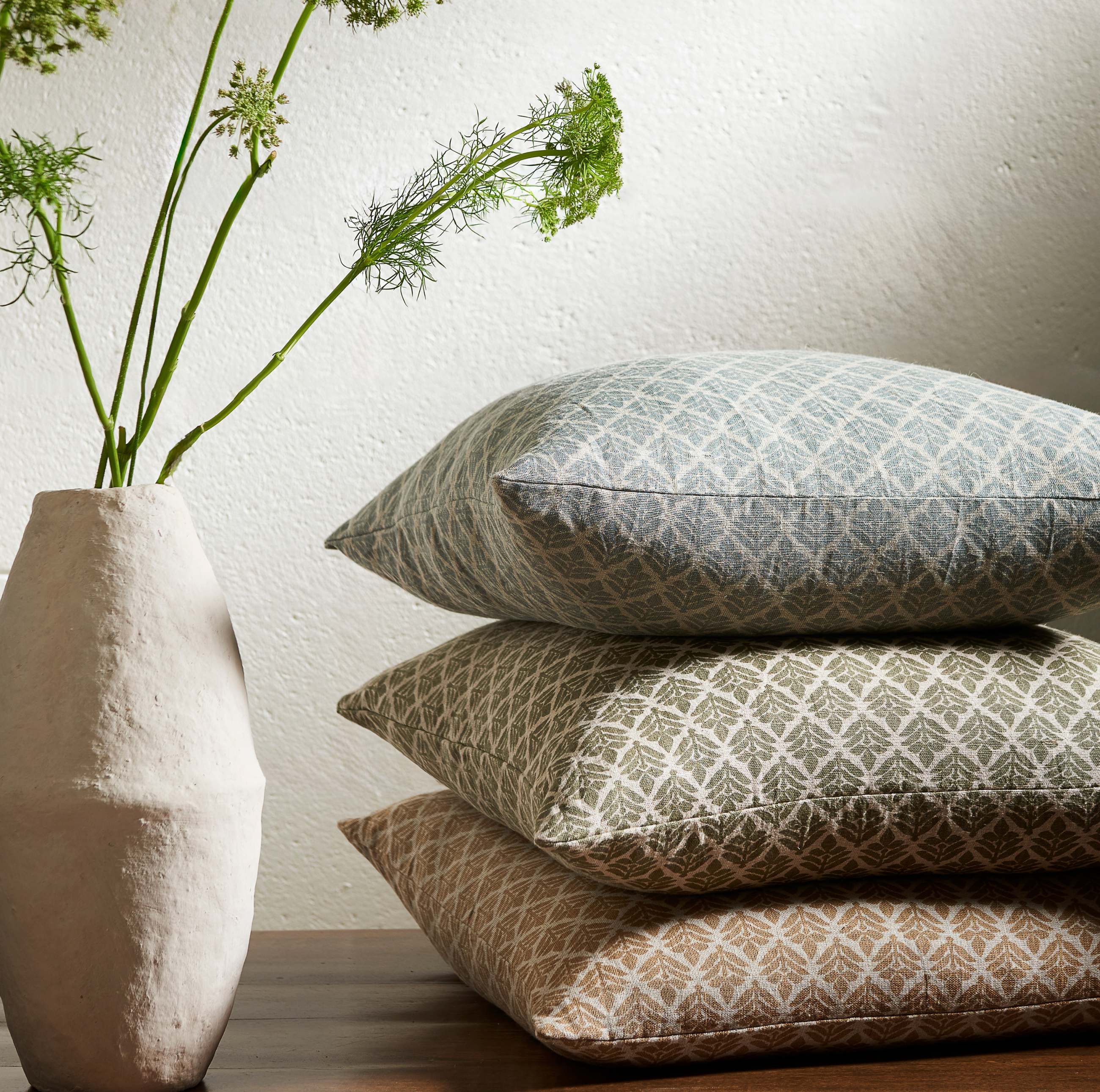 Piper Mist Pillow 22" x 22"
