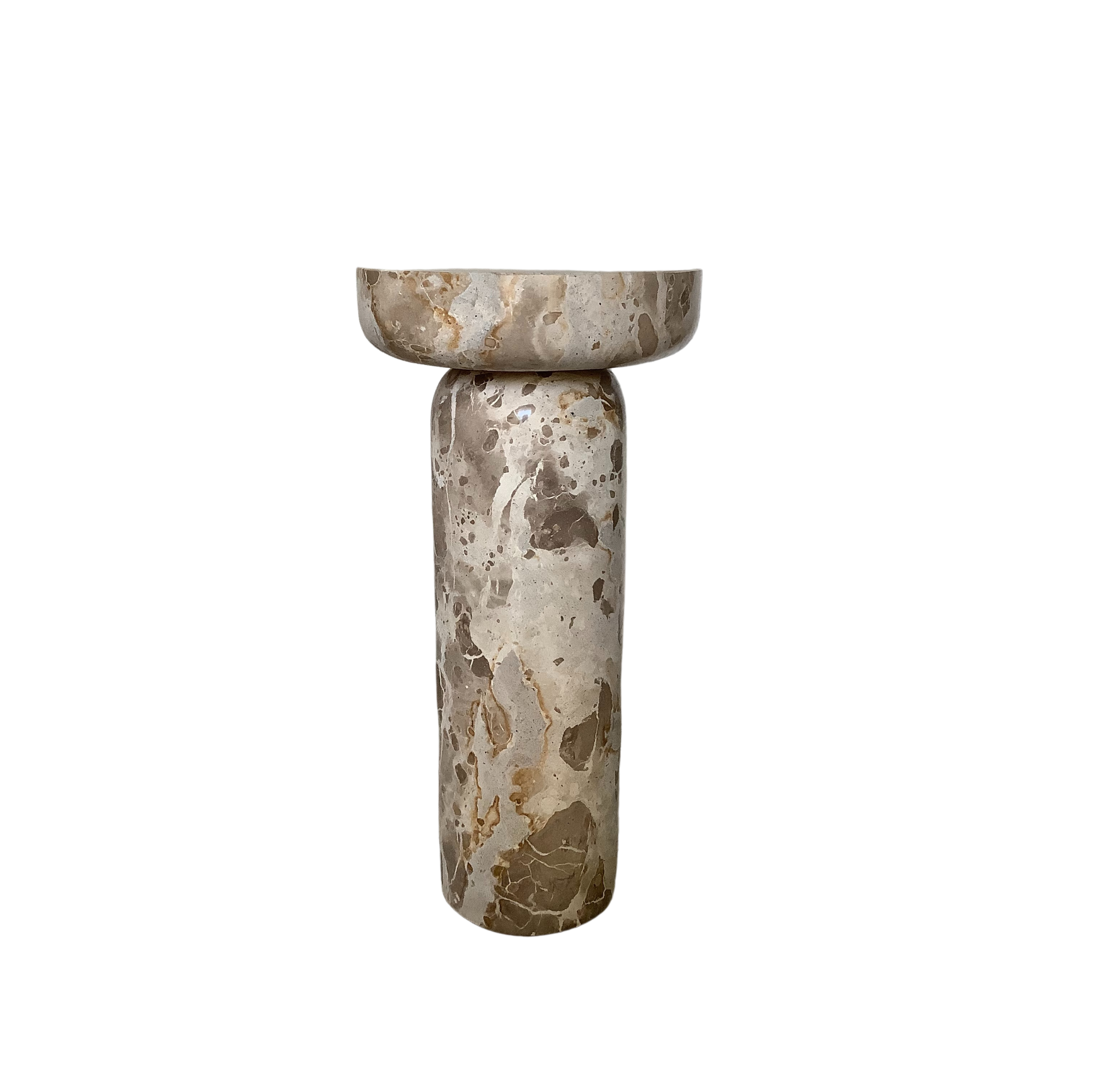 Alba Accent Table - Creamy Taupe