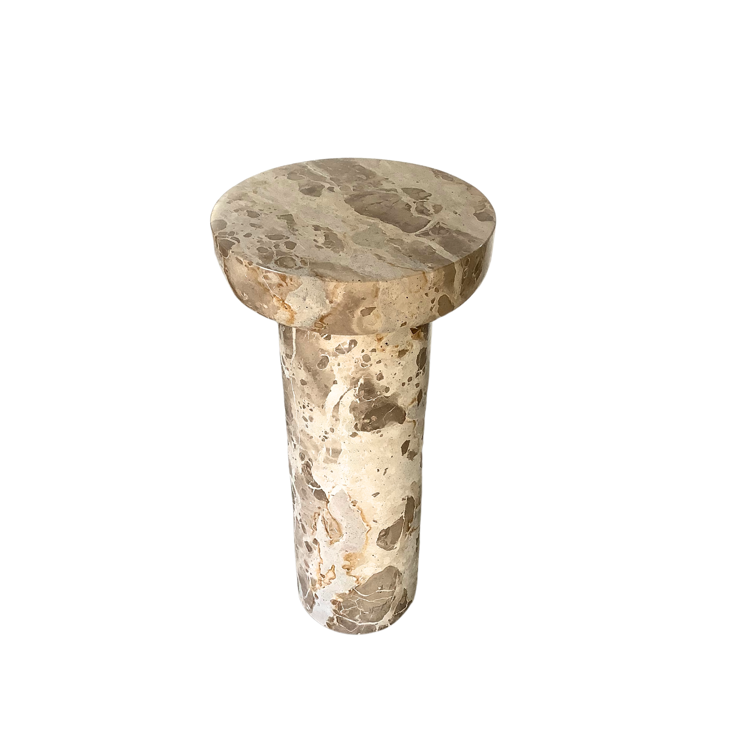 Alba Accent Table - Creamy Taupe