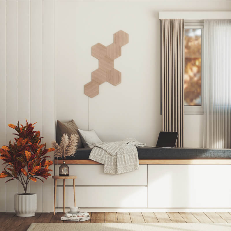 Elements Smarter Kit (7 Panels) | Birchwood Hexagons