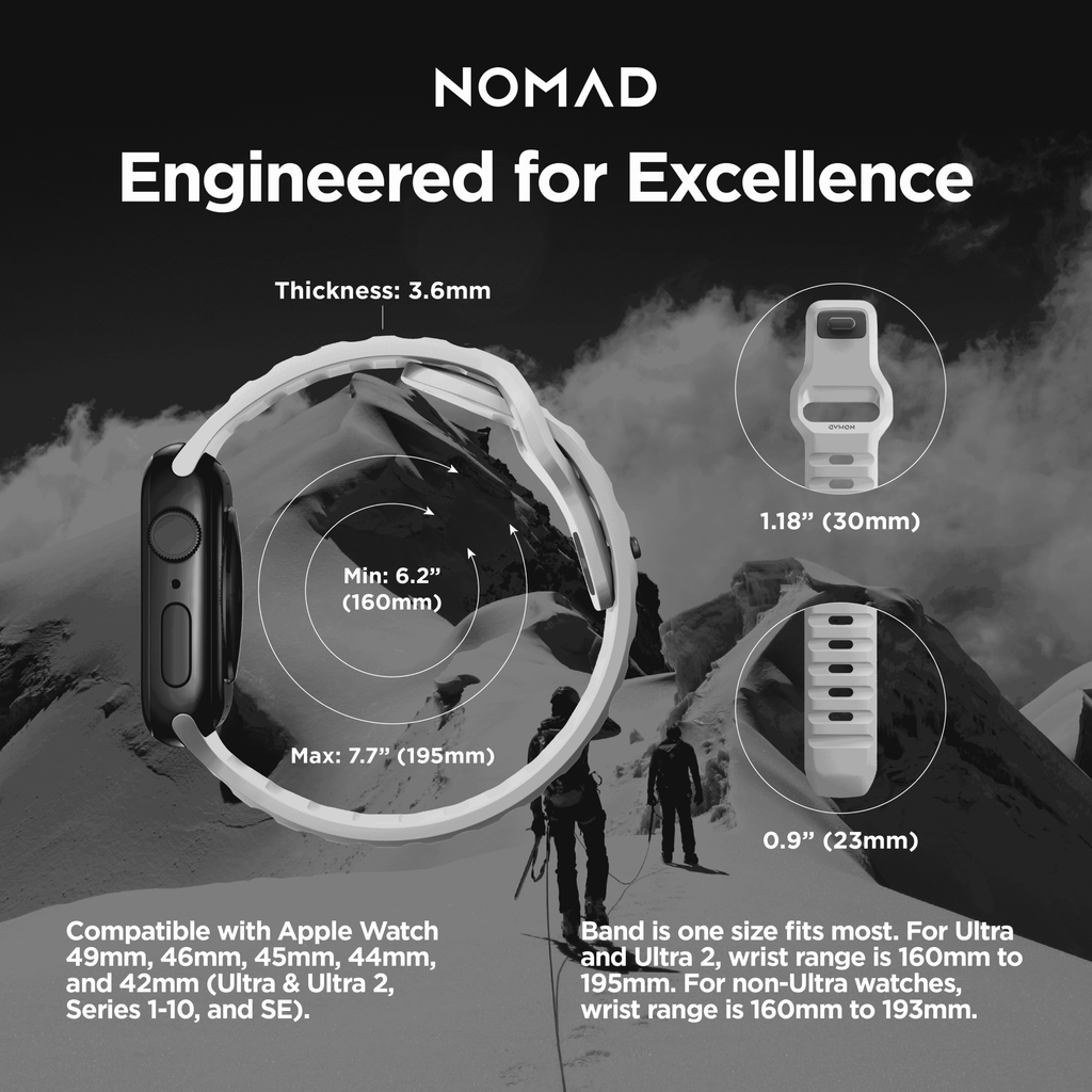 Sport Band - 46mm/49mm | Lunar Gray