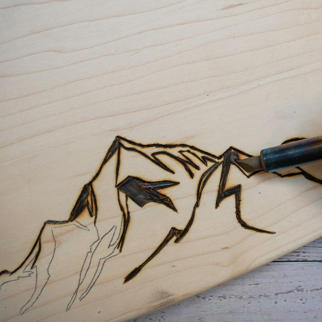Wood Burned Cutting Board Kit
