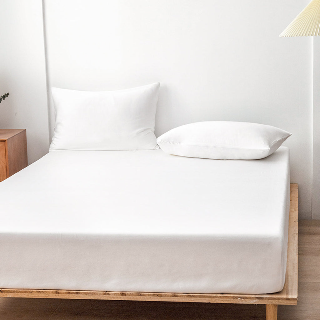 Organic Bamboo Sateen Fitted Sheet