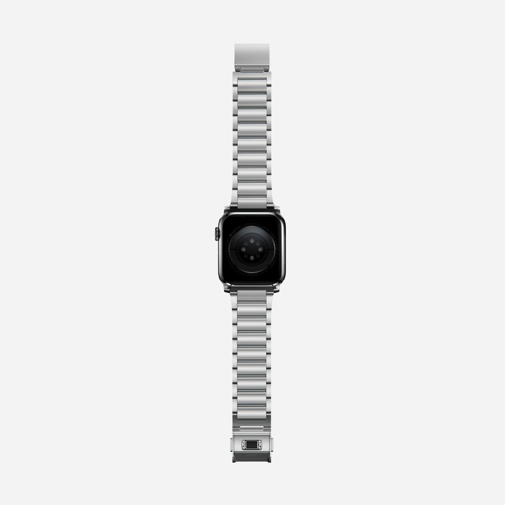 Steel Band - 46mm/49mm | Silver Hardware