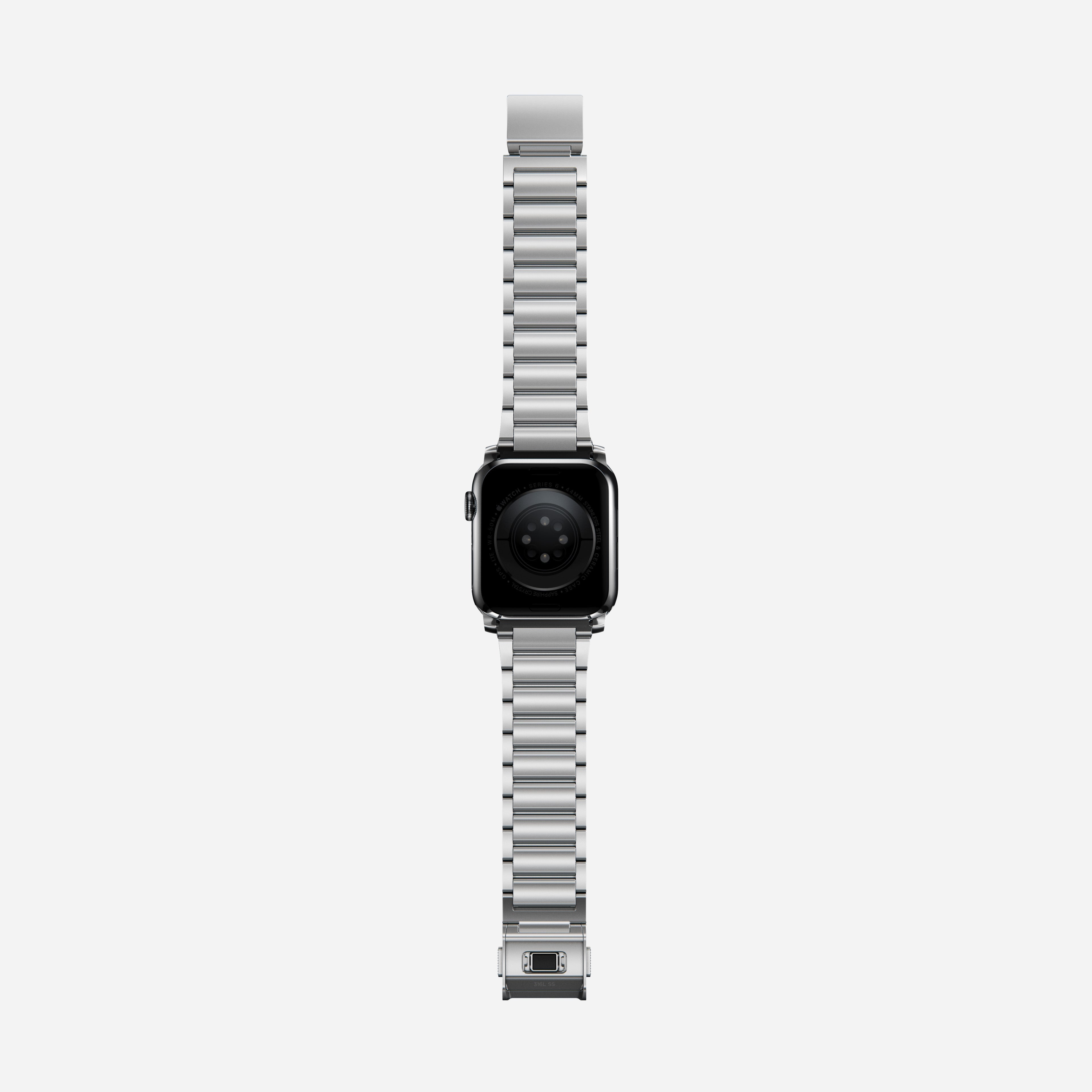 Steel Band - 46mm/49mm | Silver Hardware