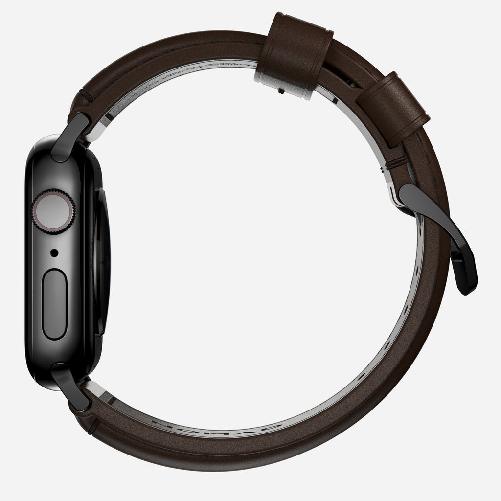 Traditional Band - 46mm/49mm | Black Hardware | Rustic Brown | Horween