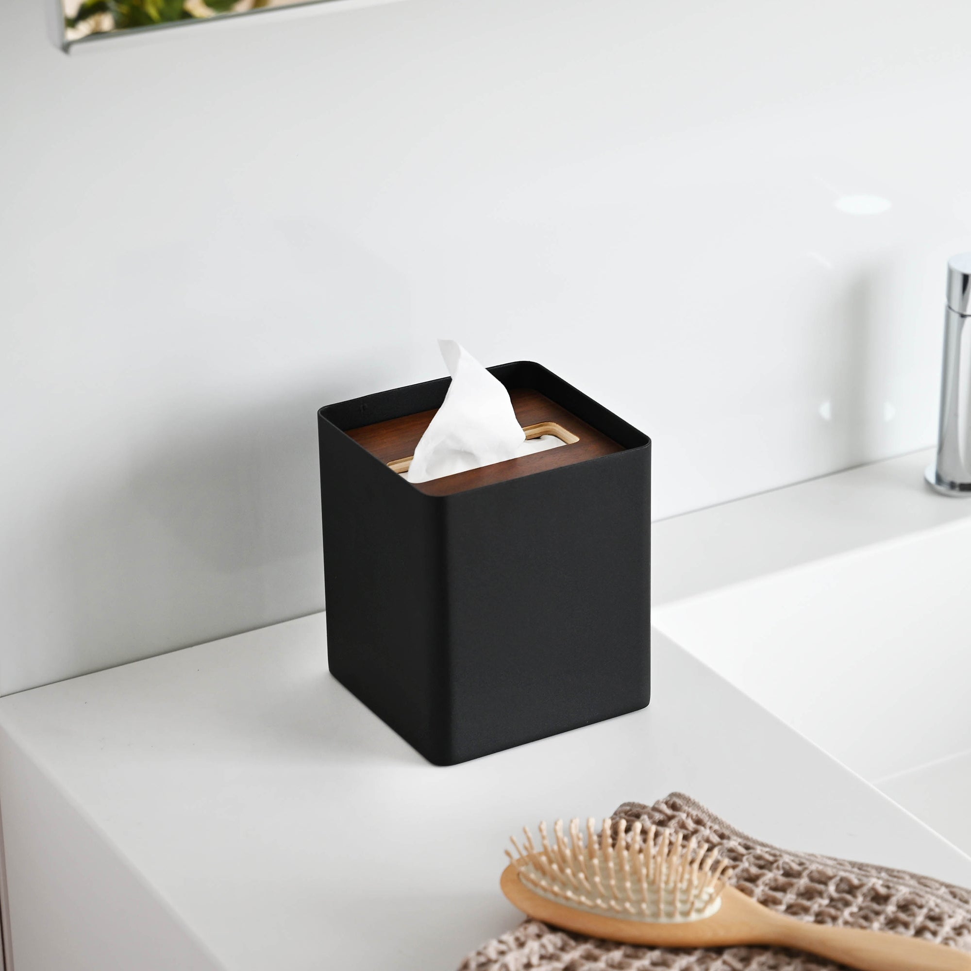 Tissue Box Cover - Square - Steel