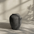 Pompeii Terranova, Fiber Clay Vessel in Weathered Black 14.1"D x 15.7"H