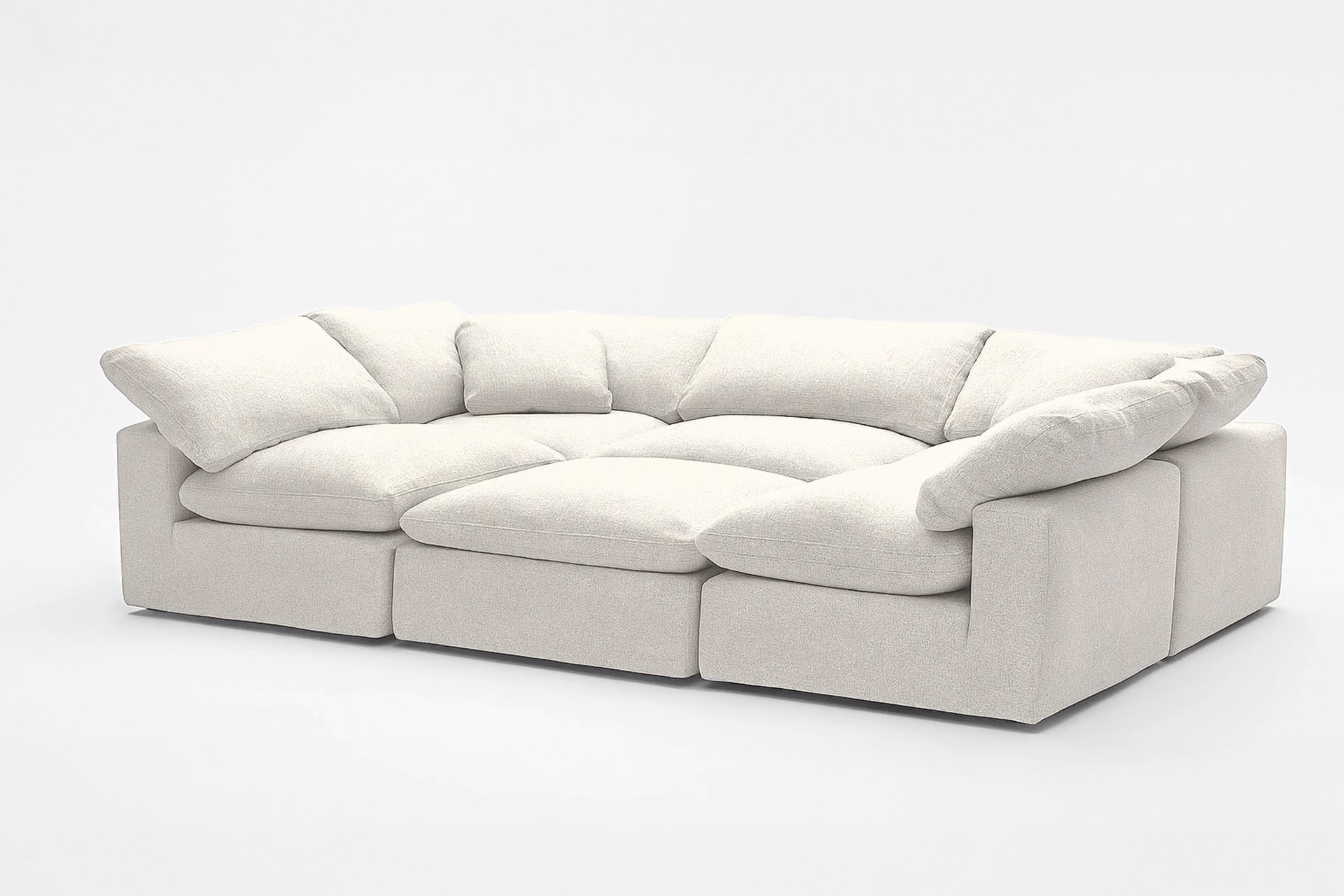 6-Cube Sectional or Iconic Movie Pit