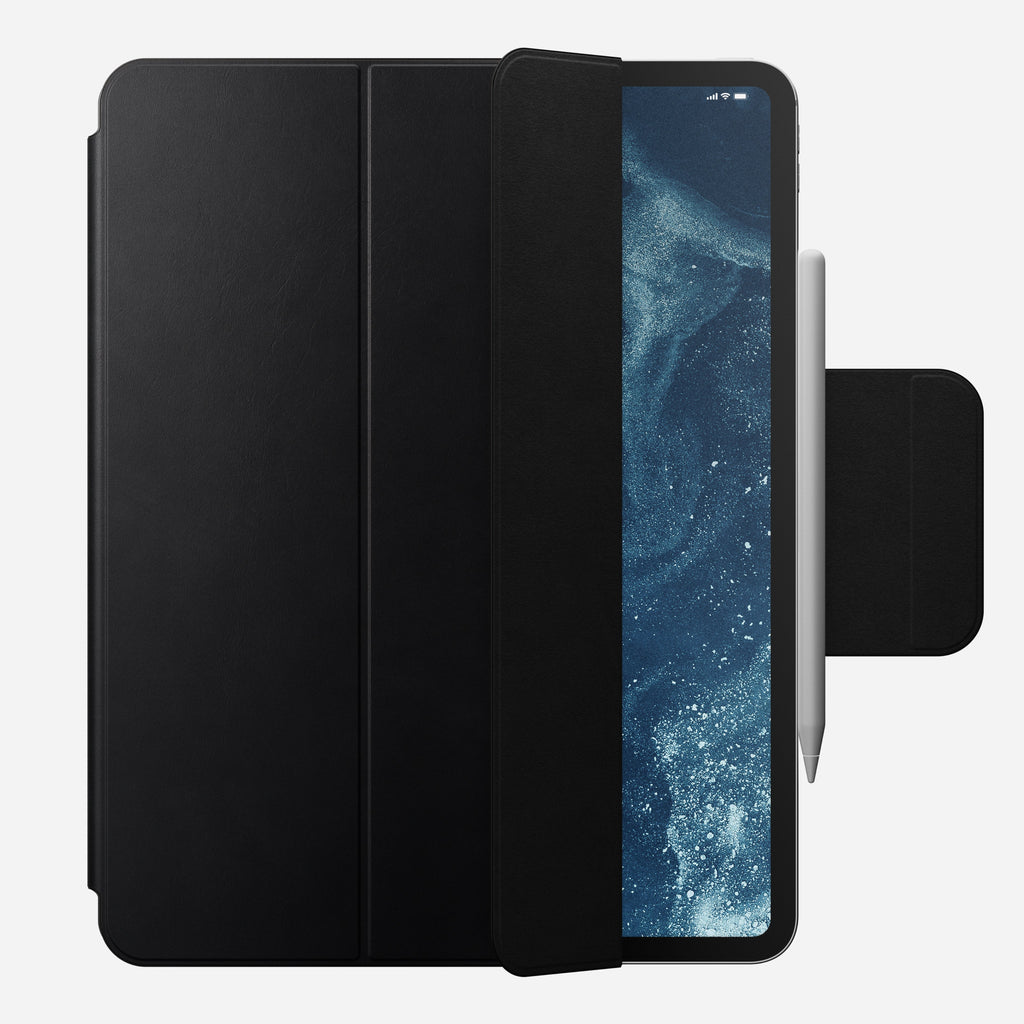 Leather Folio - M4 & M5 iPad 13 inch | Black | Camino Leather | Apple Pencil