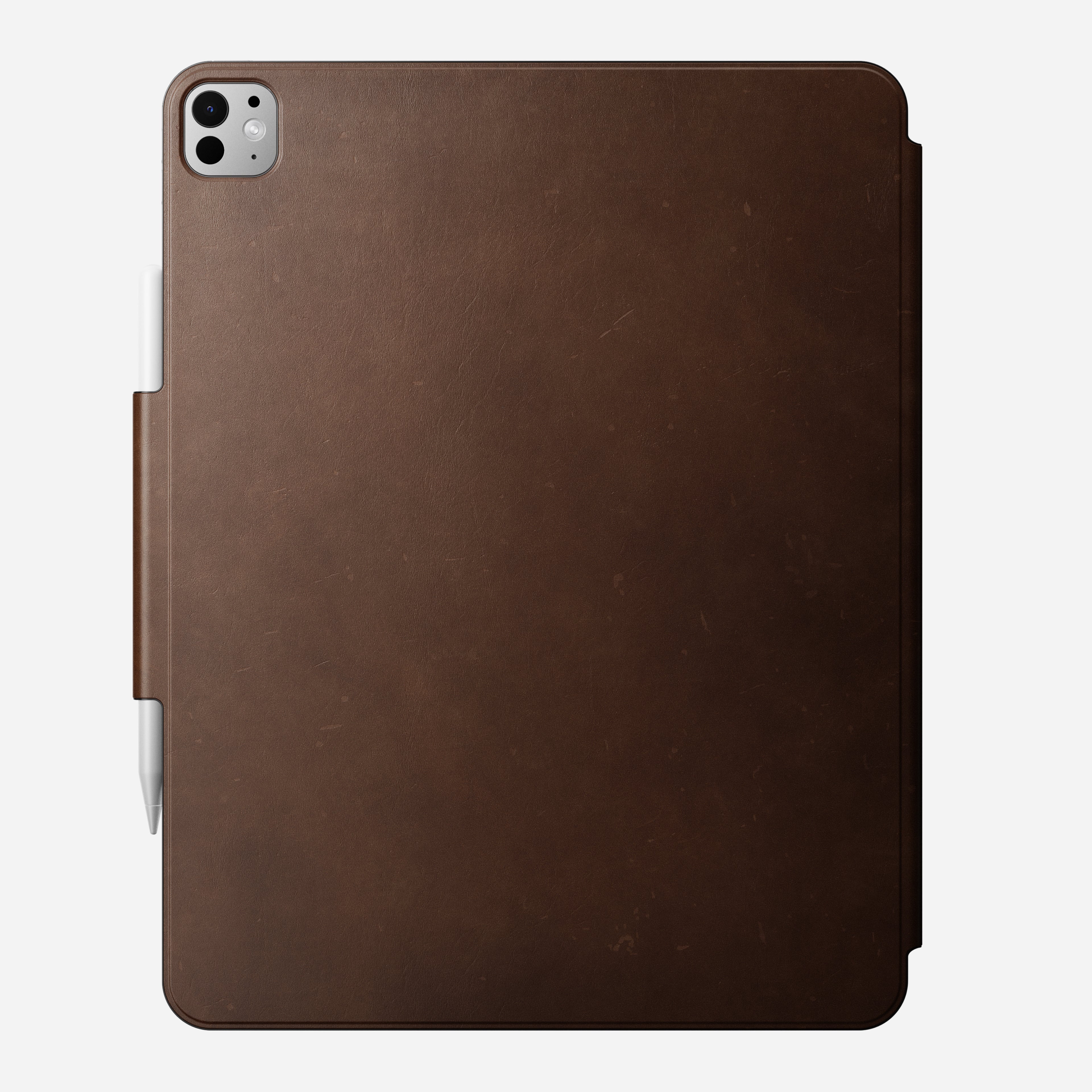 Leather Folio - M4 & M5 iPad 13 inch | Brown | Camino Leather | Apple Pencil