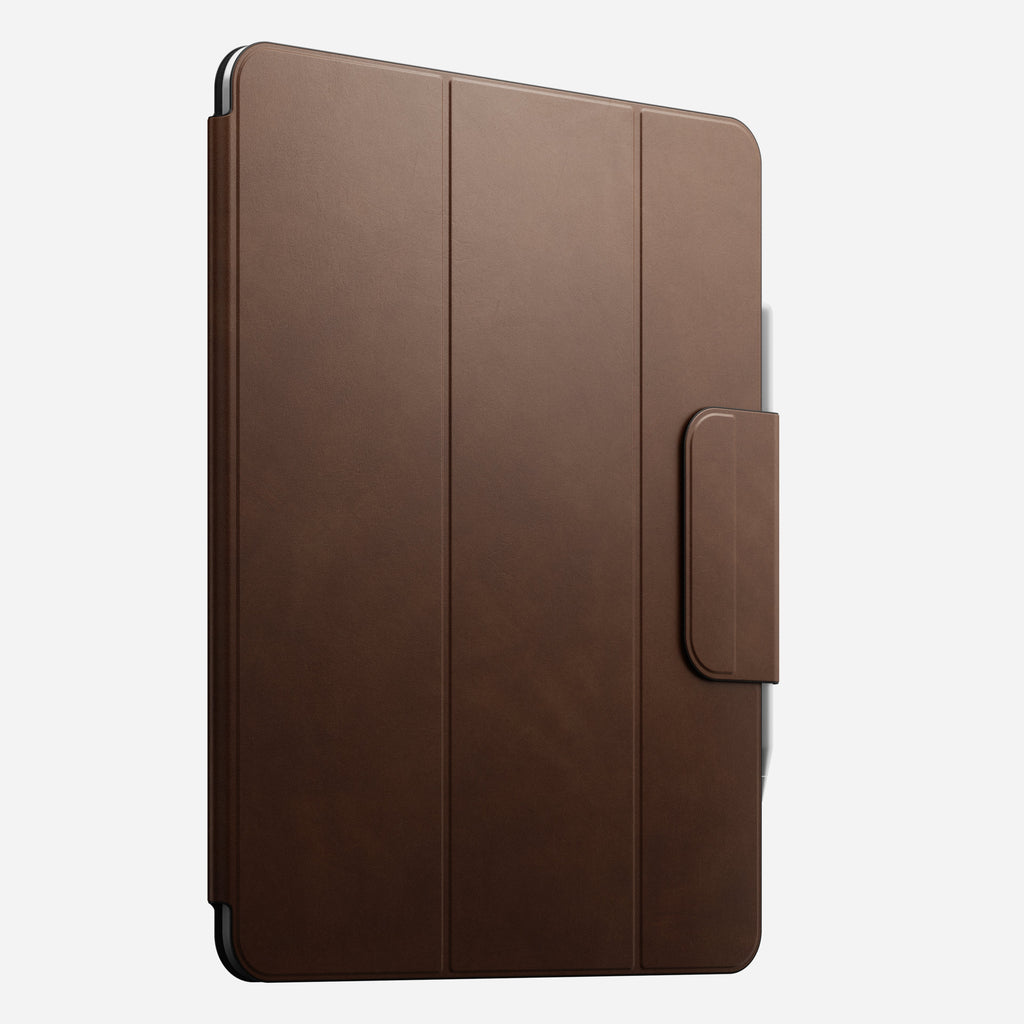 Leather Folio - M4 & M5 iPad 13 inch | Brown | Camino Leather | Apple Pencil