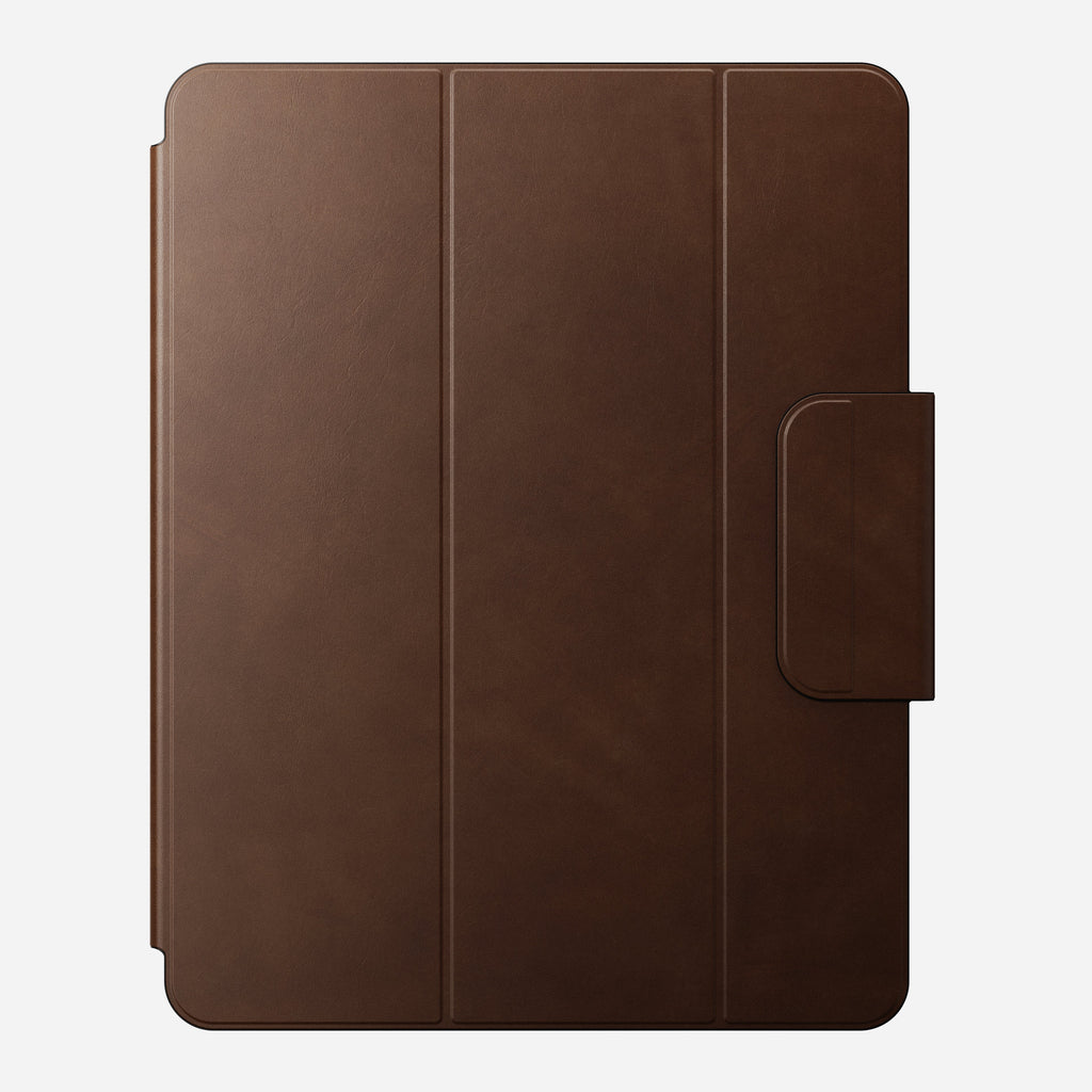 Leather Folio - M4 & M5 iPad 13 inch | Brown | Camino Leather | Apple Pencil