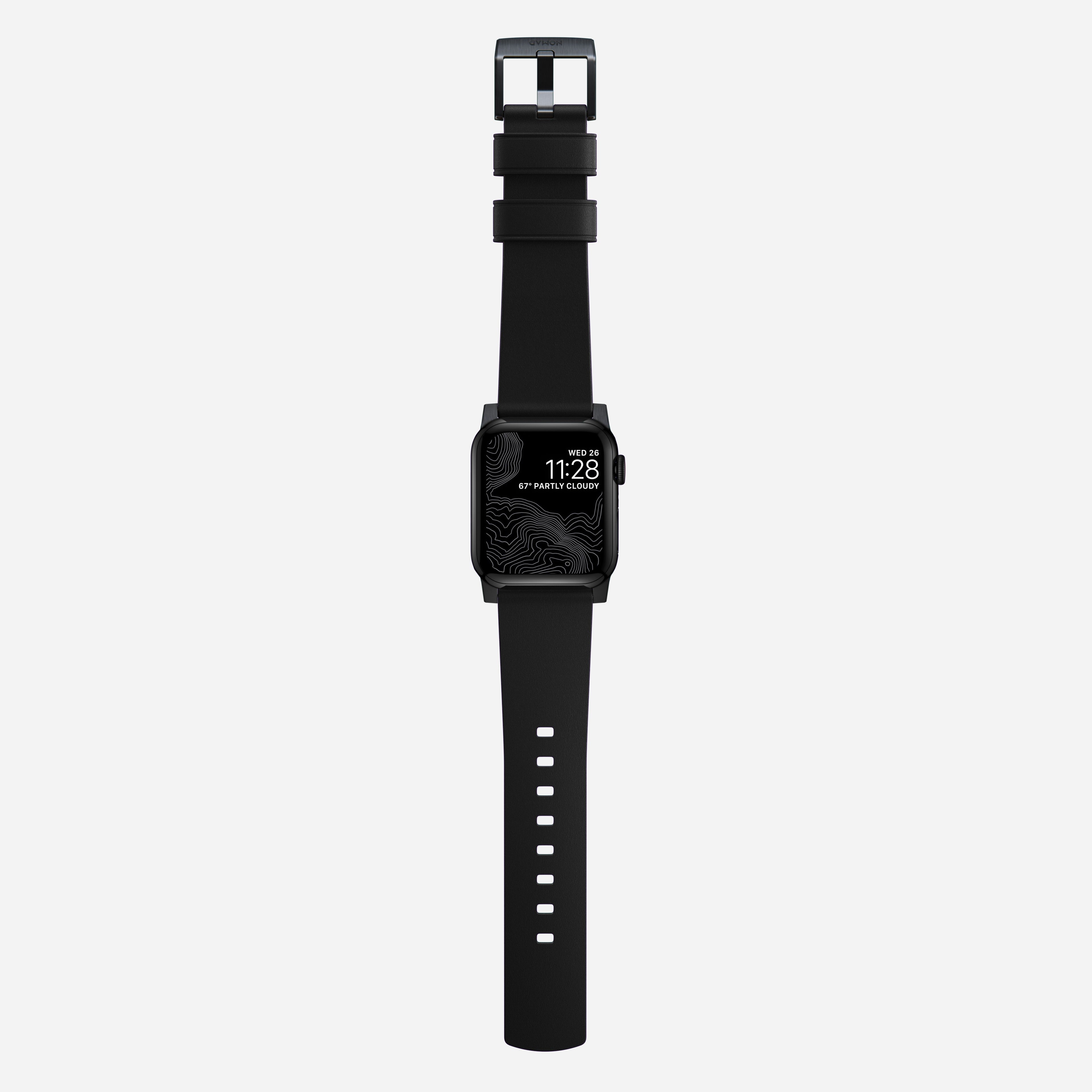 Active Band Pro - 46mm/49mm | Black Hardware | Black Active Leather