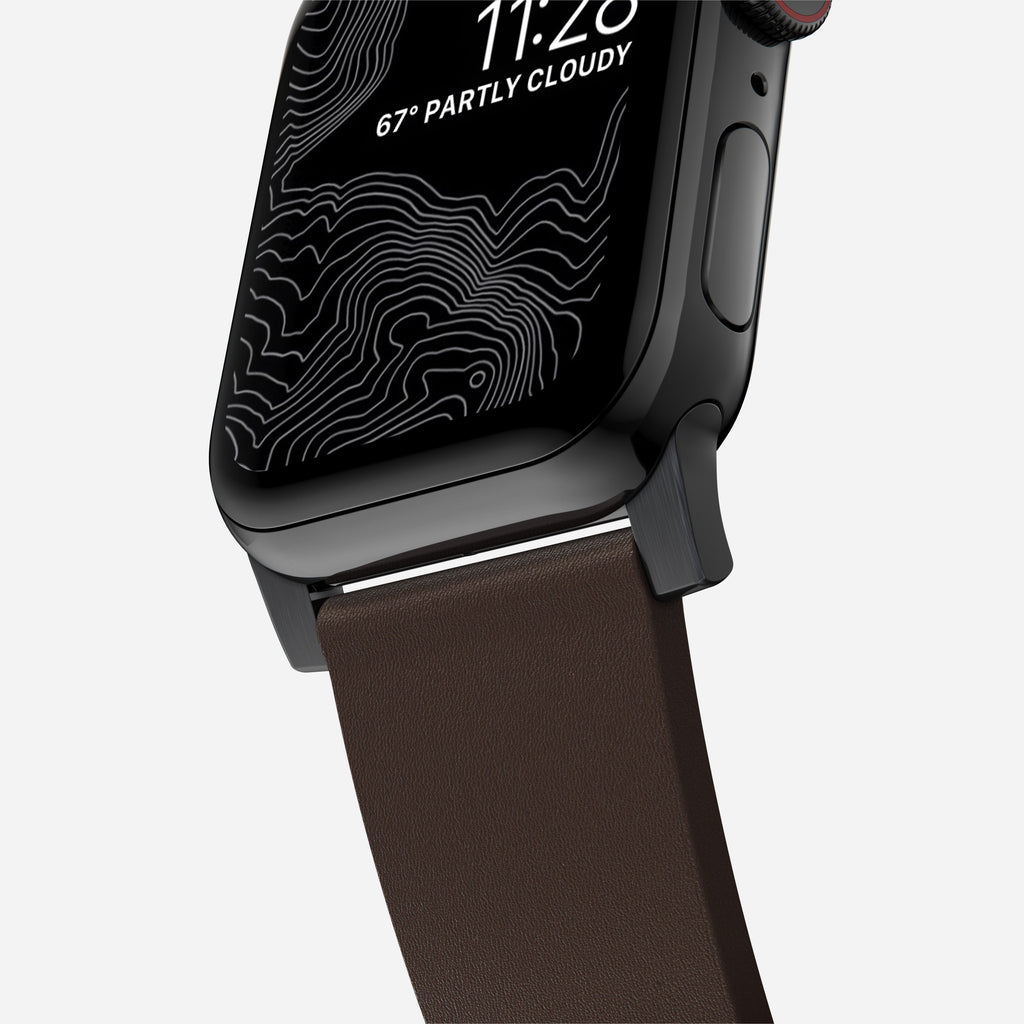 Active Band Pro - 46mm/49mm | Black Hardware | Classic Brown Active Leather