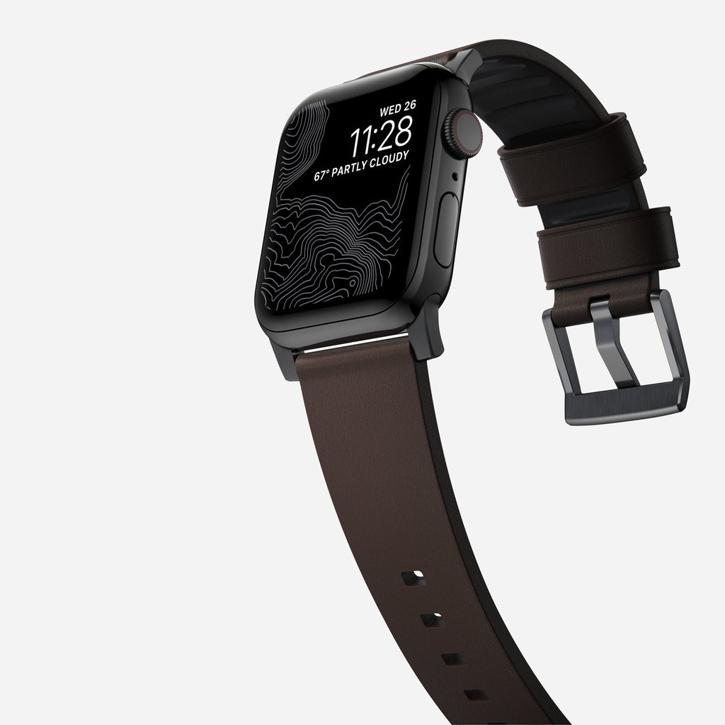 Active Band Pro - 46mm/49mm | Black Hardware | Classic Brown Active Leather