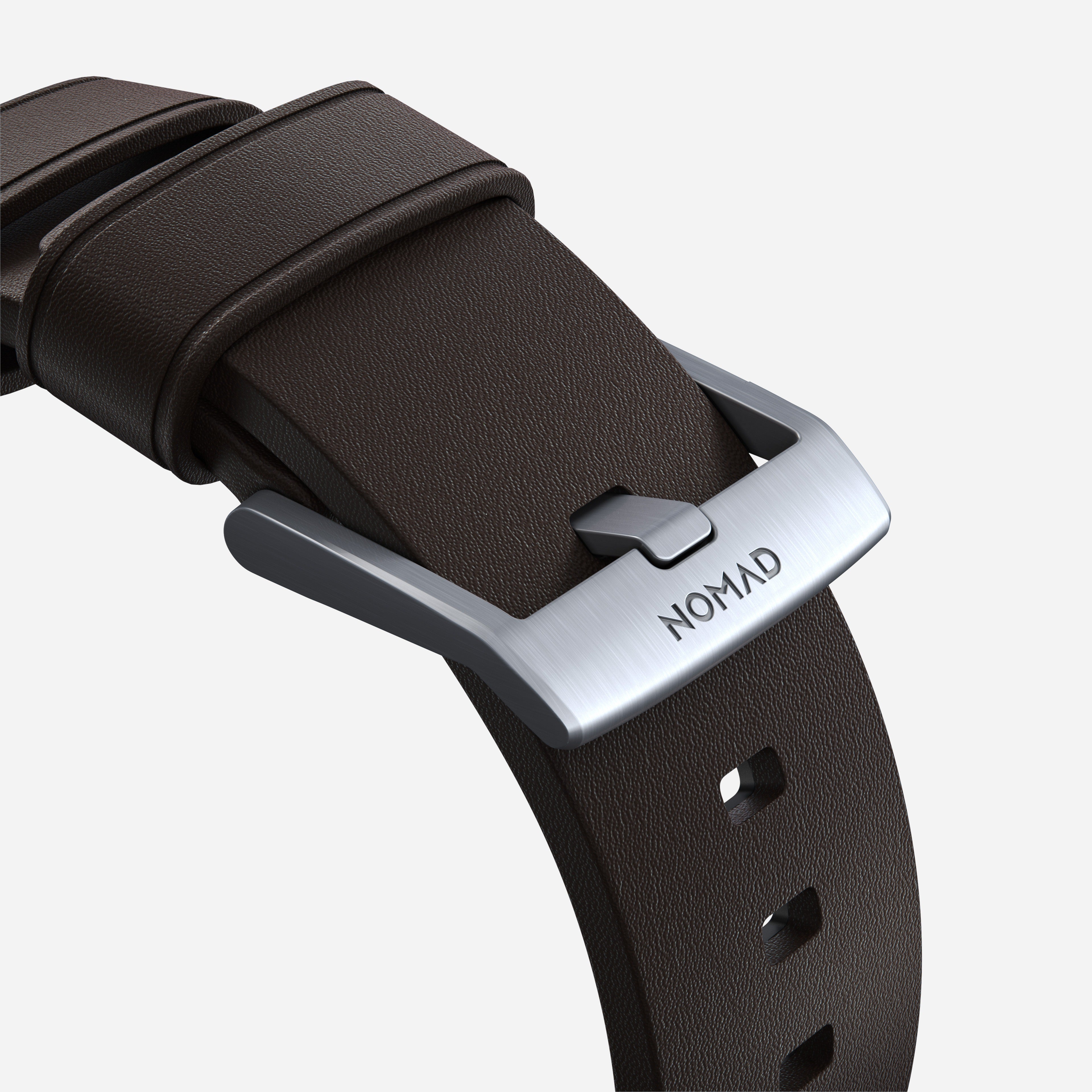 Active Band Pro - 46mm/49mm | Silver Hardware | Classic Brown Active Leather