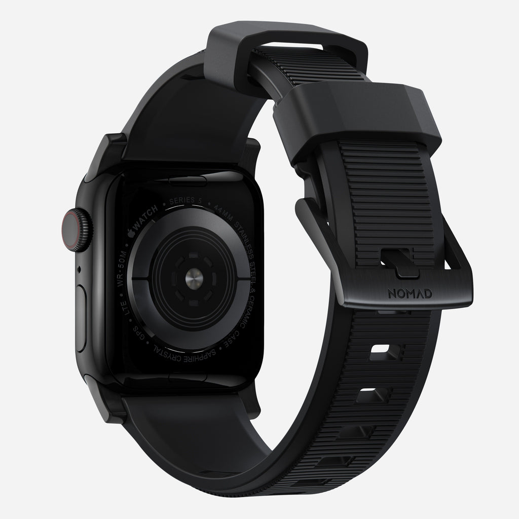 Rugged Band - 46mm/49mm | Black Hardware | Black