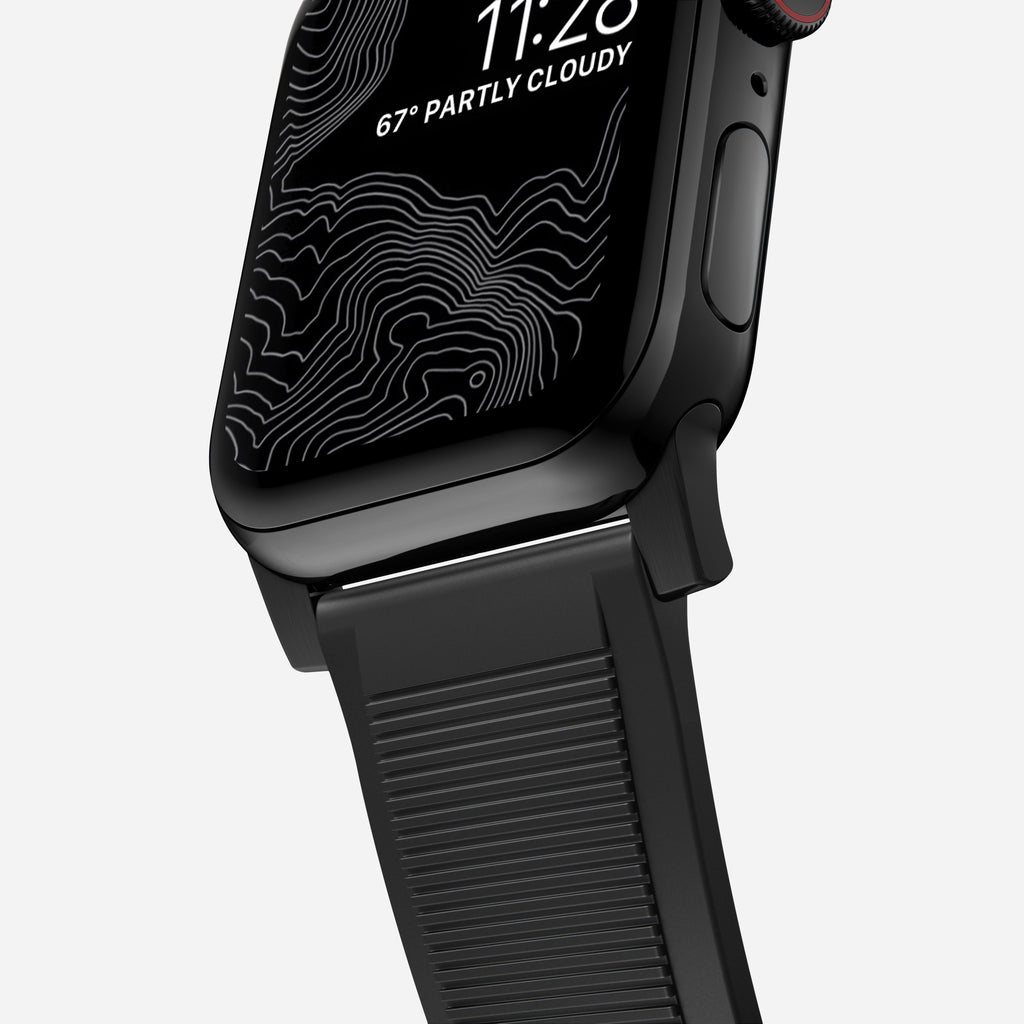 Rugged Band - 46mm/49mm | Black Hardware | Black