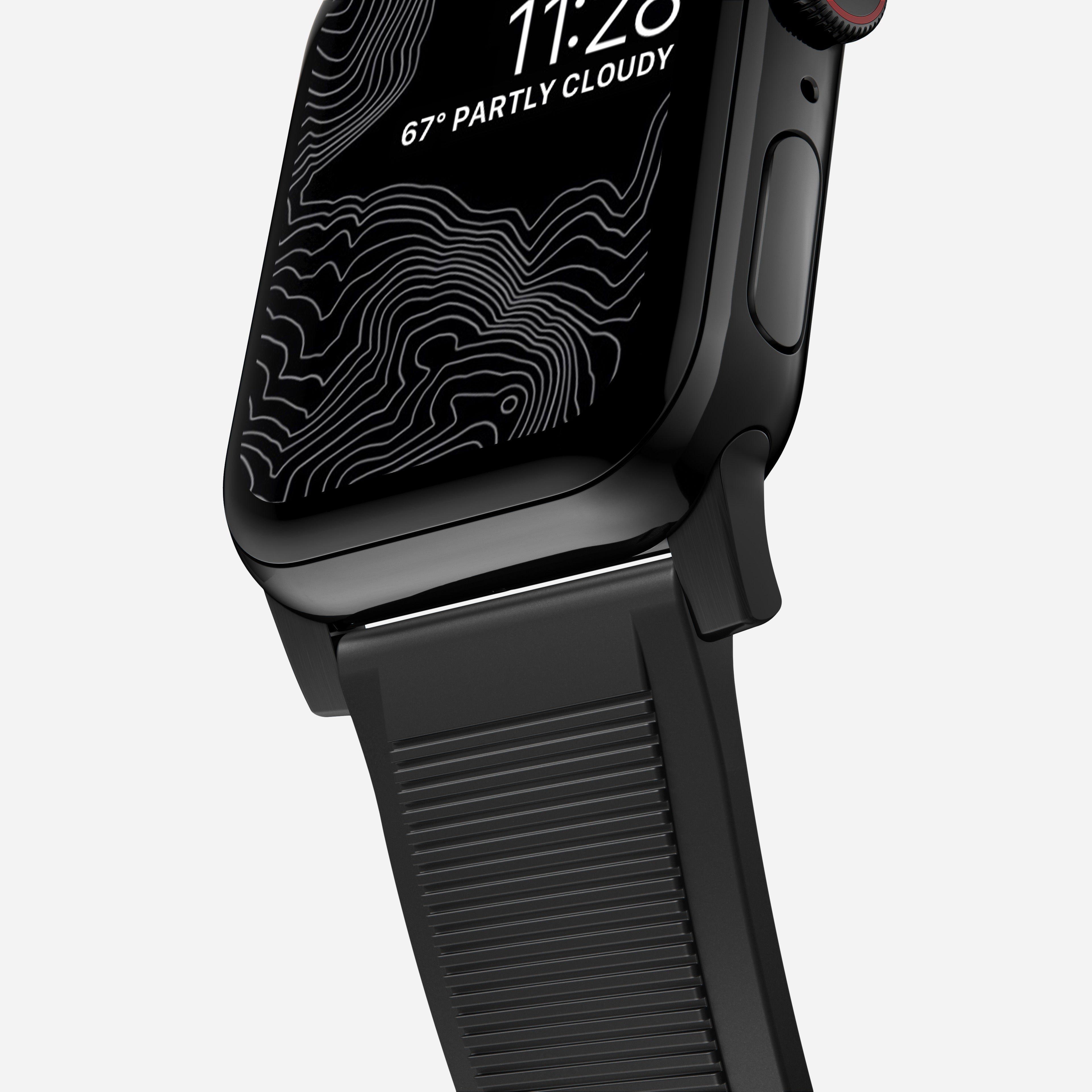 Rugged Band - 46mm/49mm | Black Hardware | Black