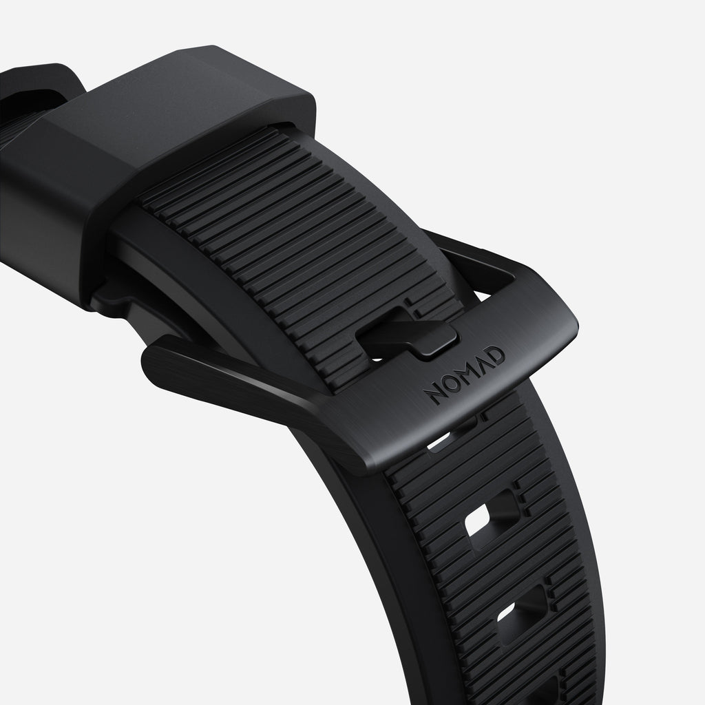 Rugged Band - 46mm/49mm | Black Hardware | Black