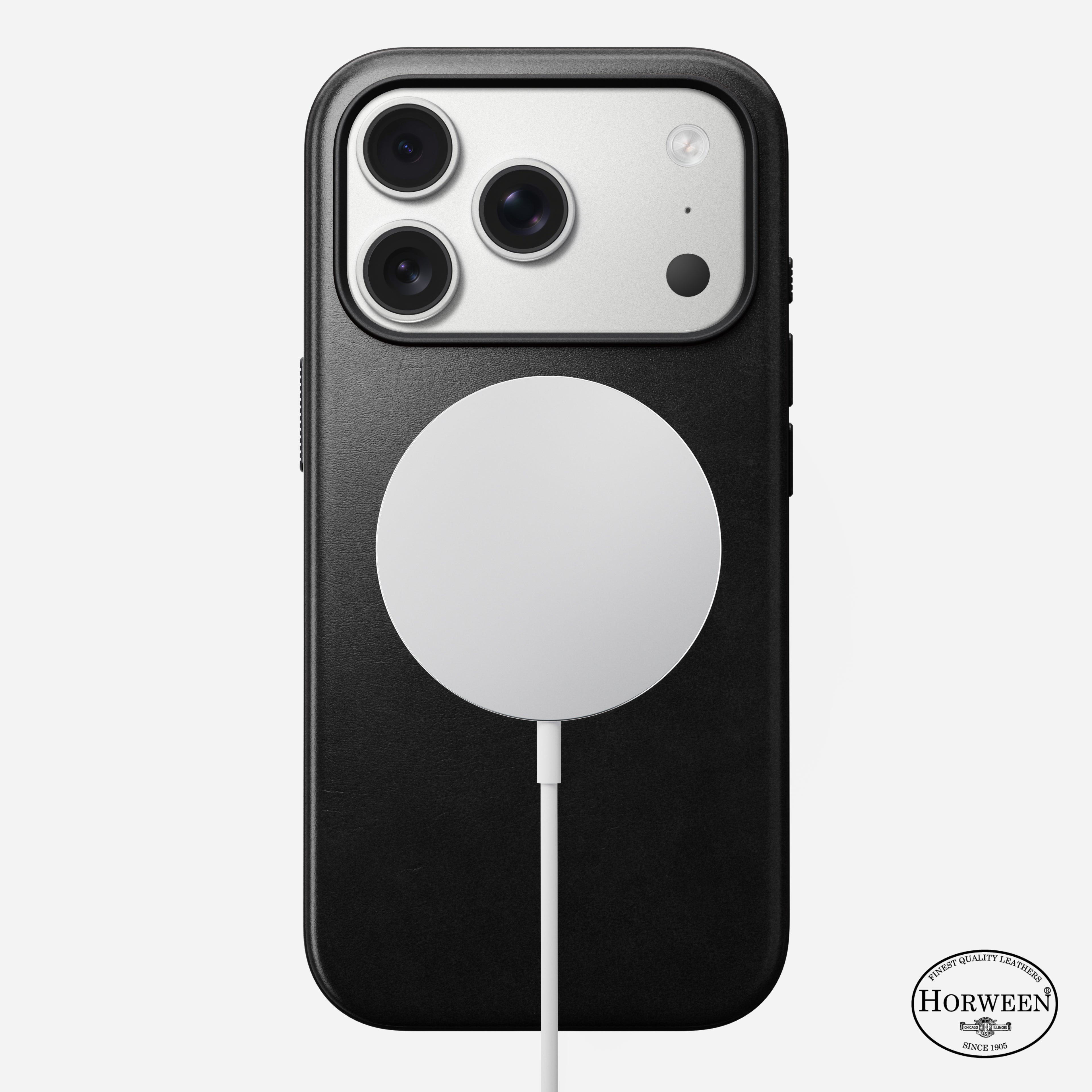 Modern Leather Case - iPhone 17 Pro | Black | Horween