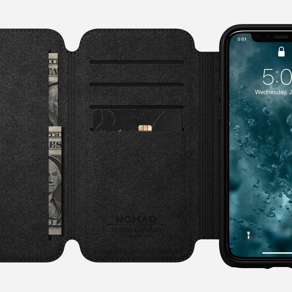 Modern Leather Tri-Folio - iPhone 11 Pro | Rustic Brown | Horween