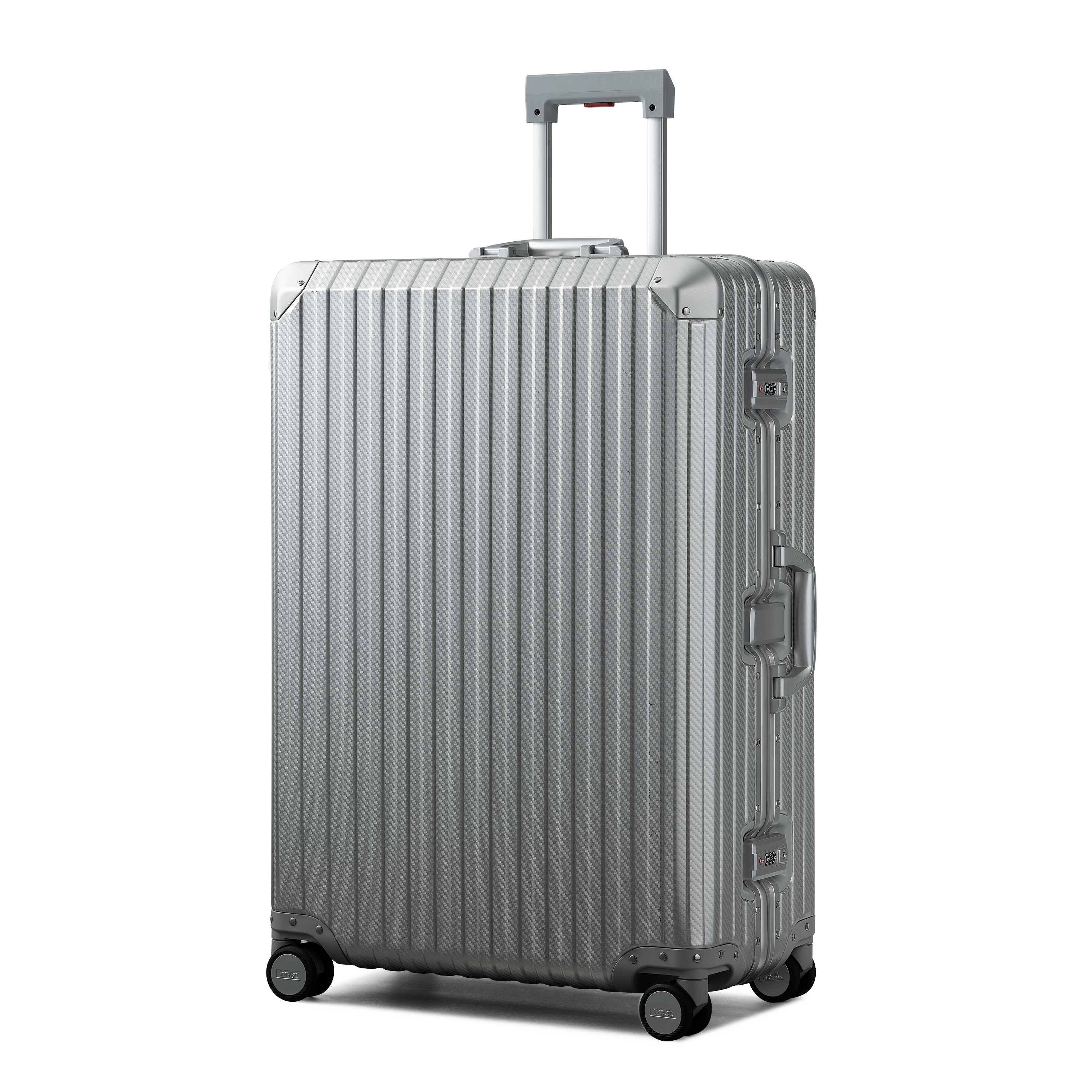 TREVA Aluminum Suitcase Silver