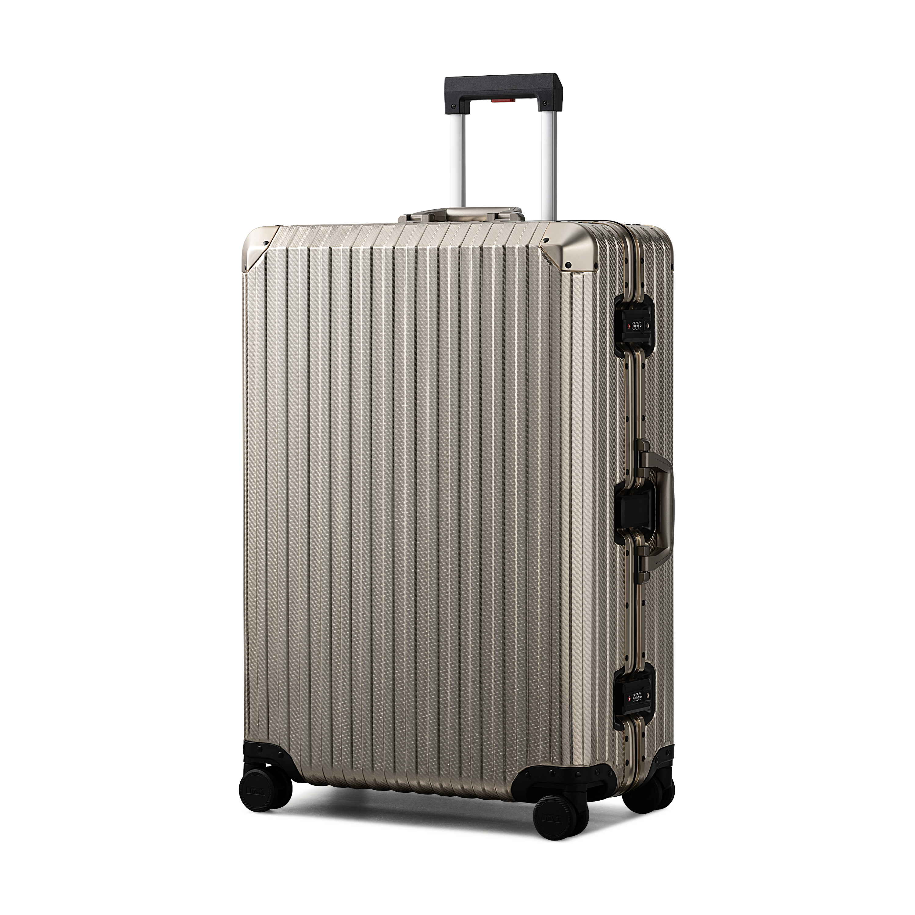 TREVA Aluminum Suitcase Champagne