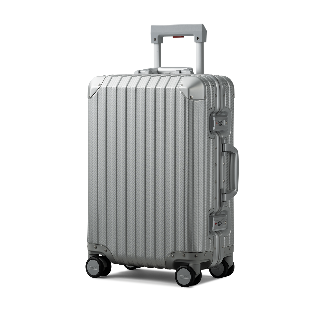 TREVA Aluminum Suitcase Silver