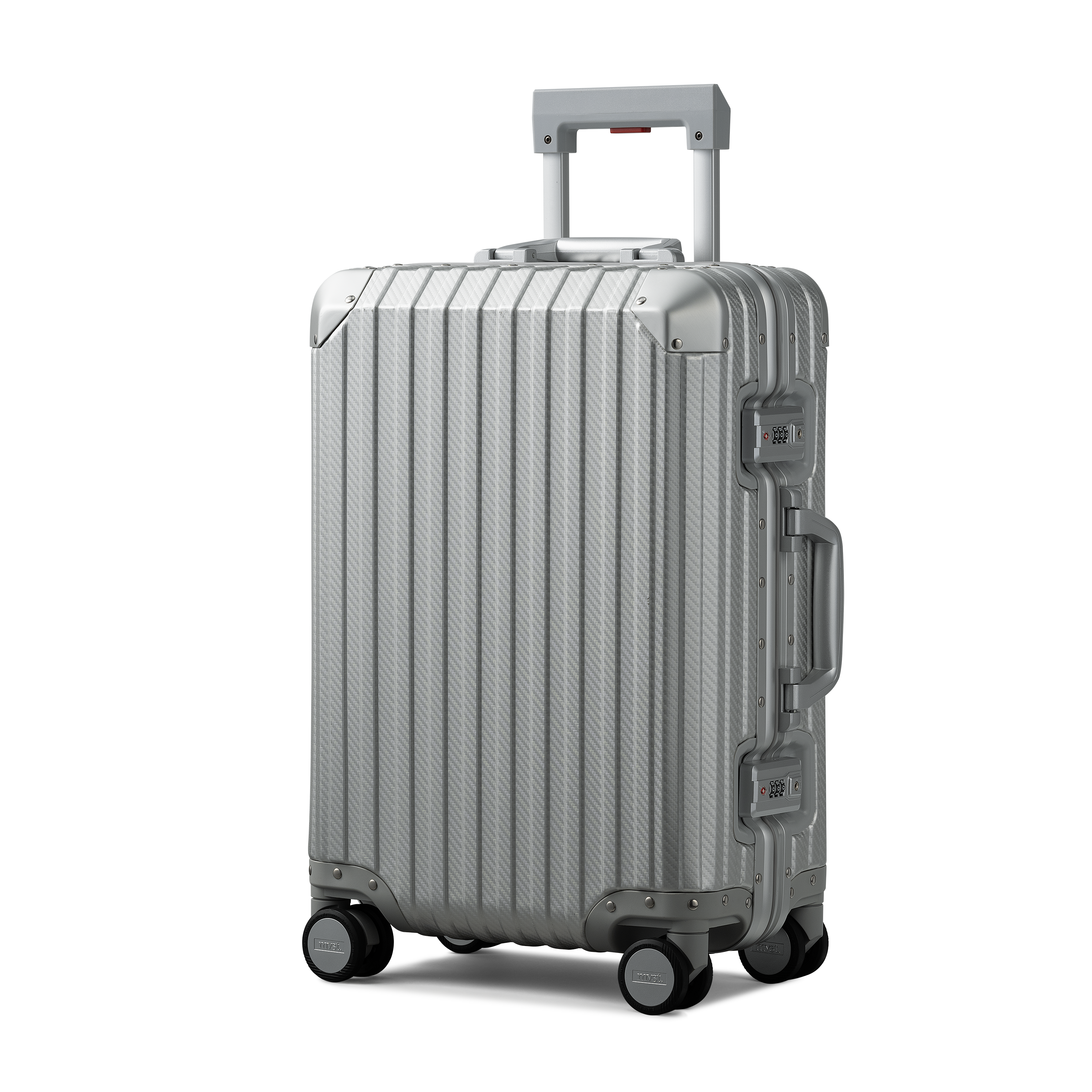 TREVA Aluminum Suitcase Silver