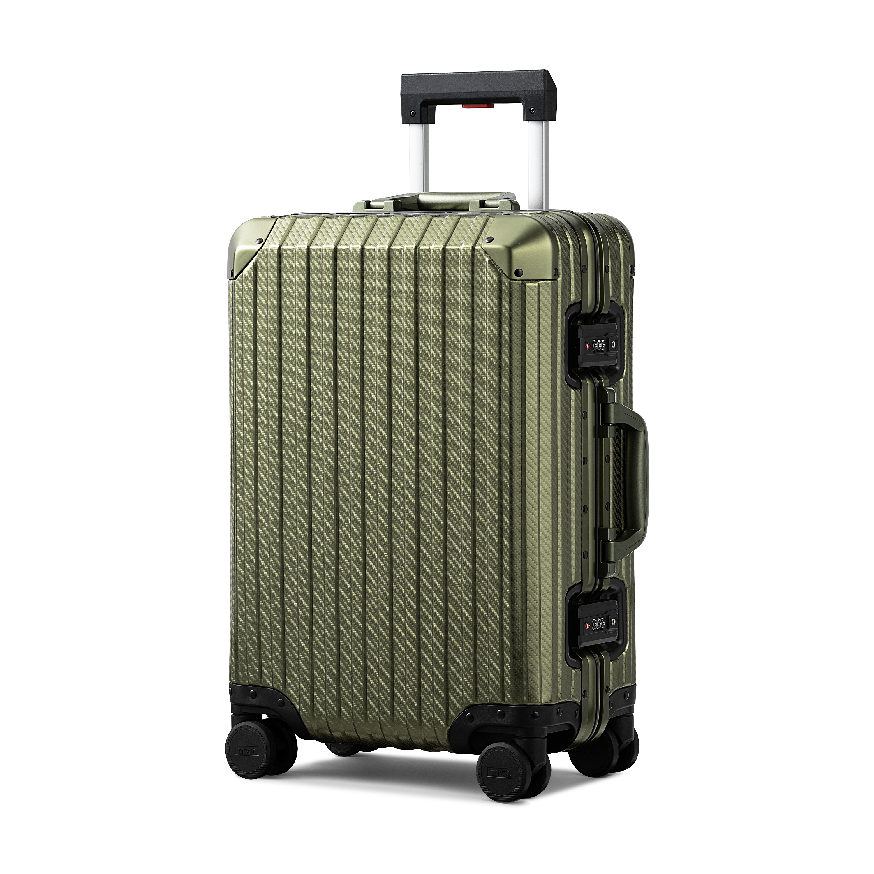 TREVA Aluminum Suitcase Army Green