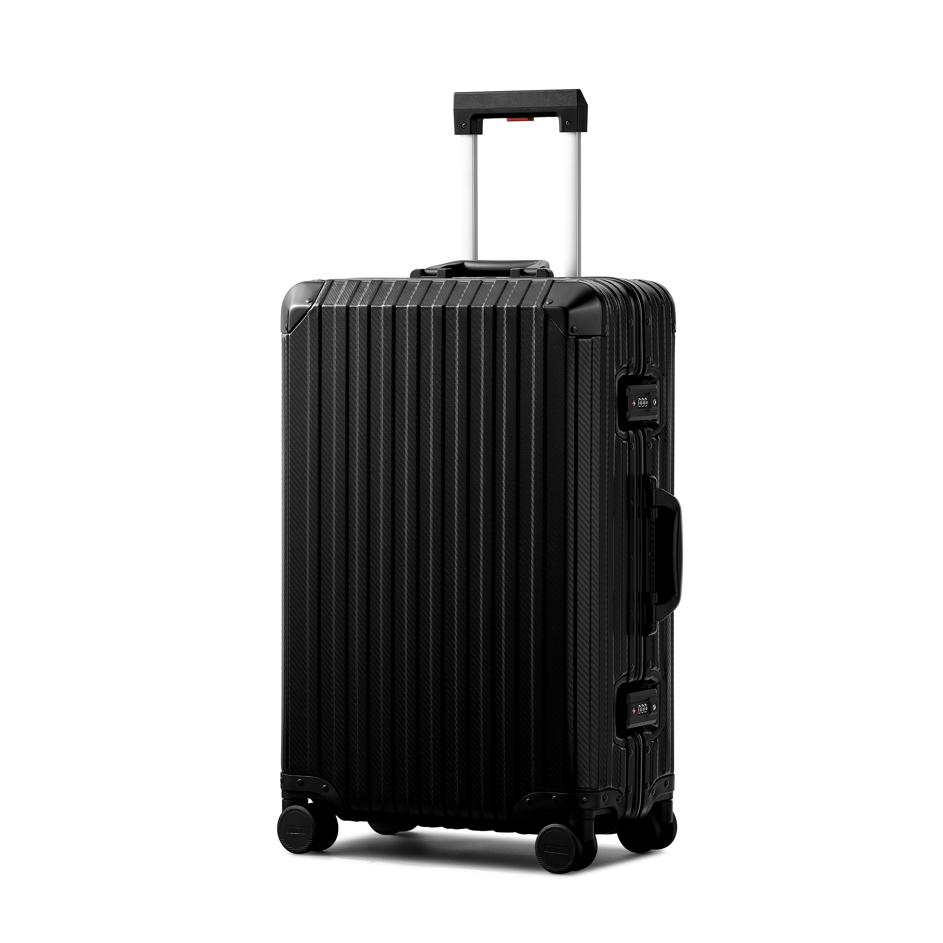 TREVA Aluminum Suitcase Black