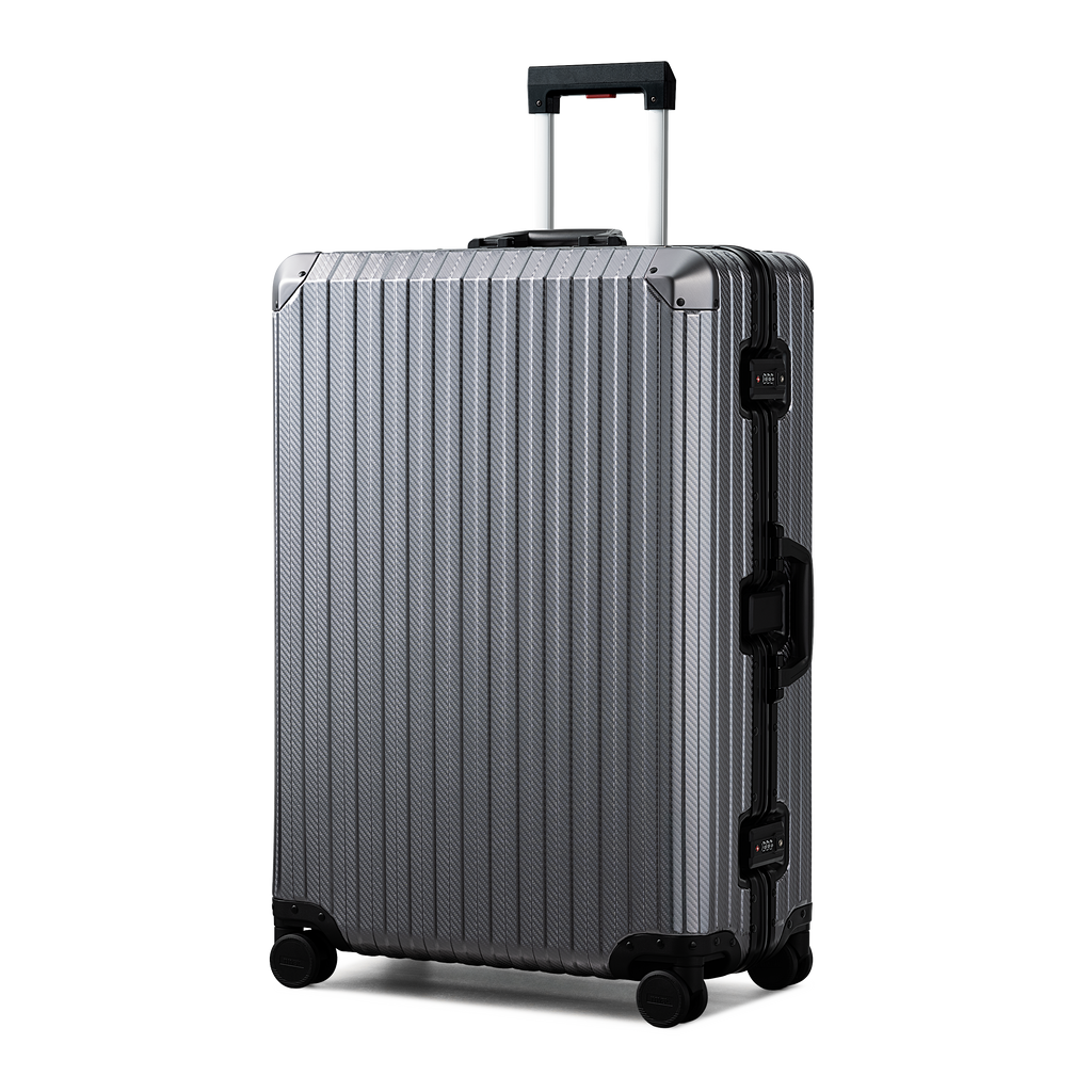 TREVA Aluminum Suitcase Gunmetal