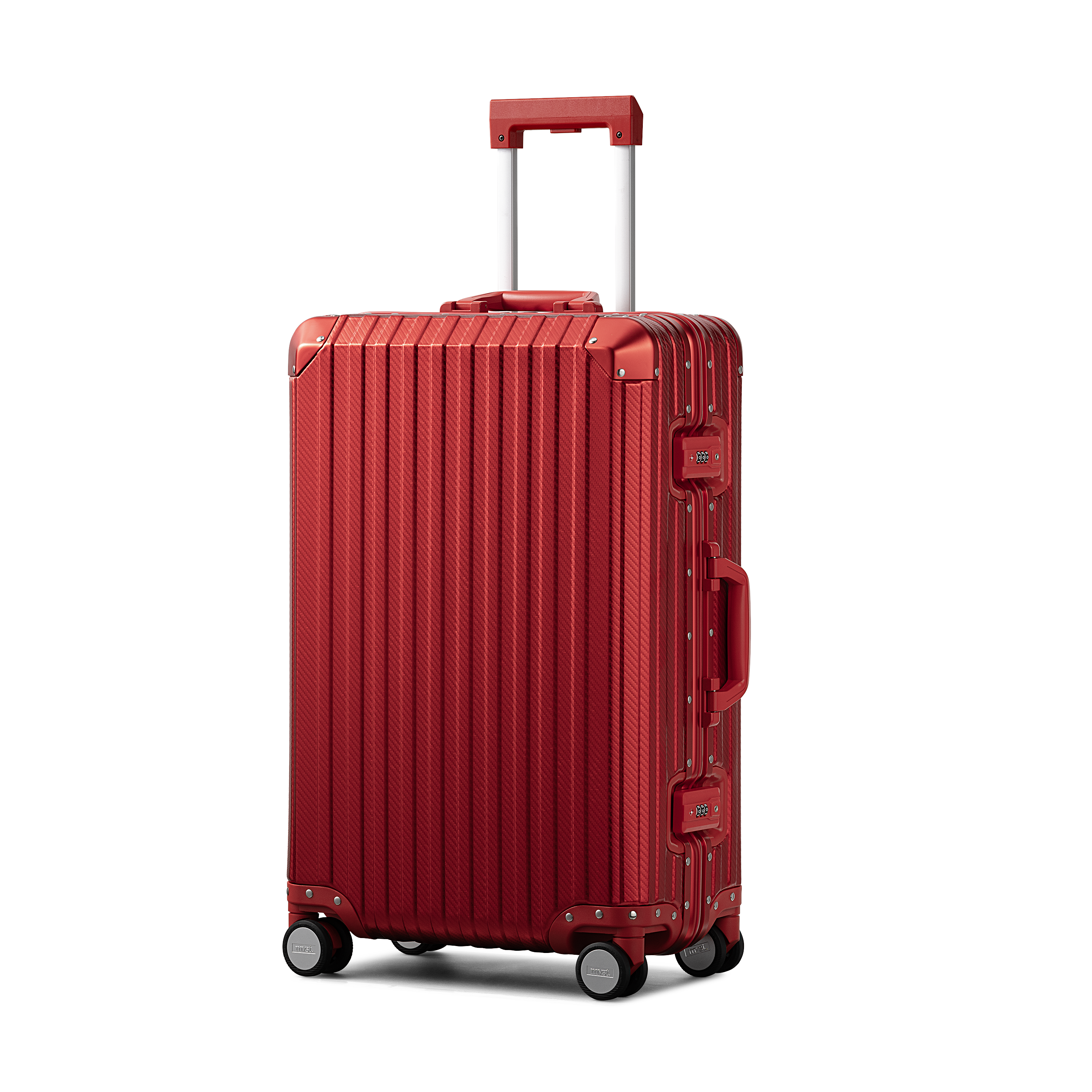 TREVA Aluminum Suitcase Red