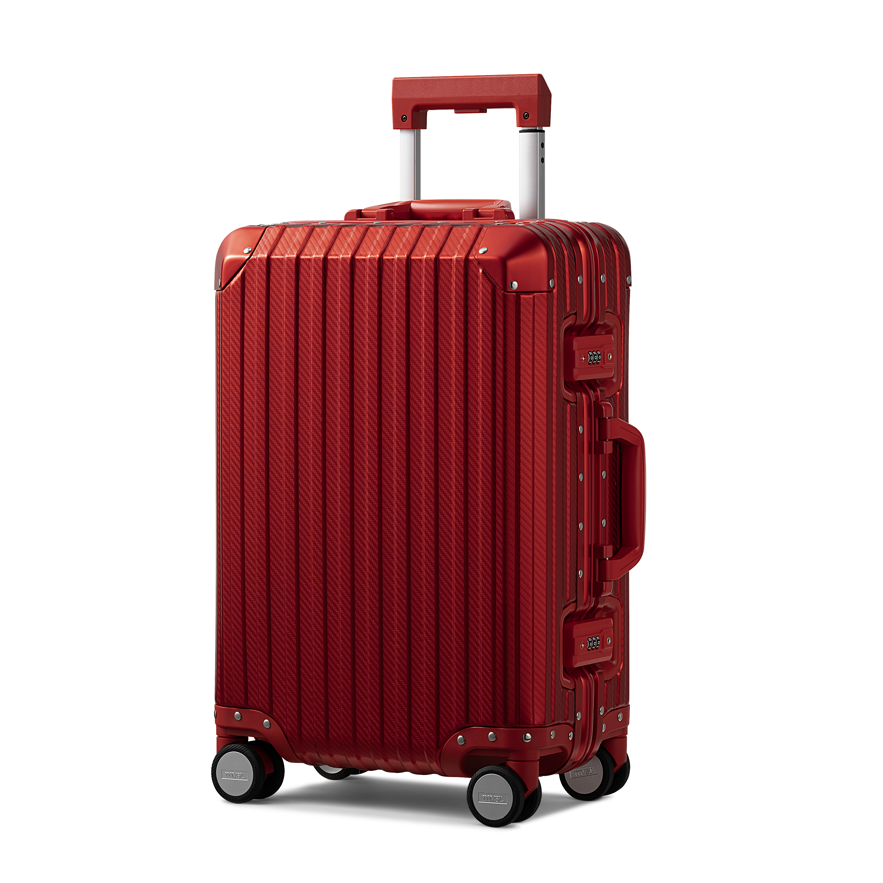 TREVA Aluminum Suitcase Red