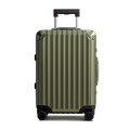 TREVA Aluminum Suitcase Army Green