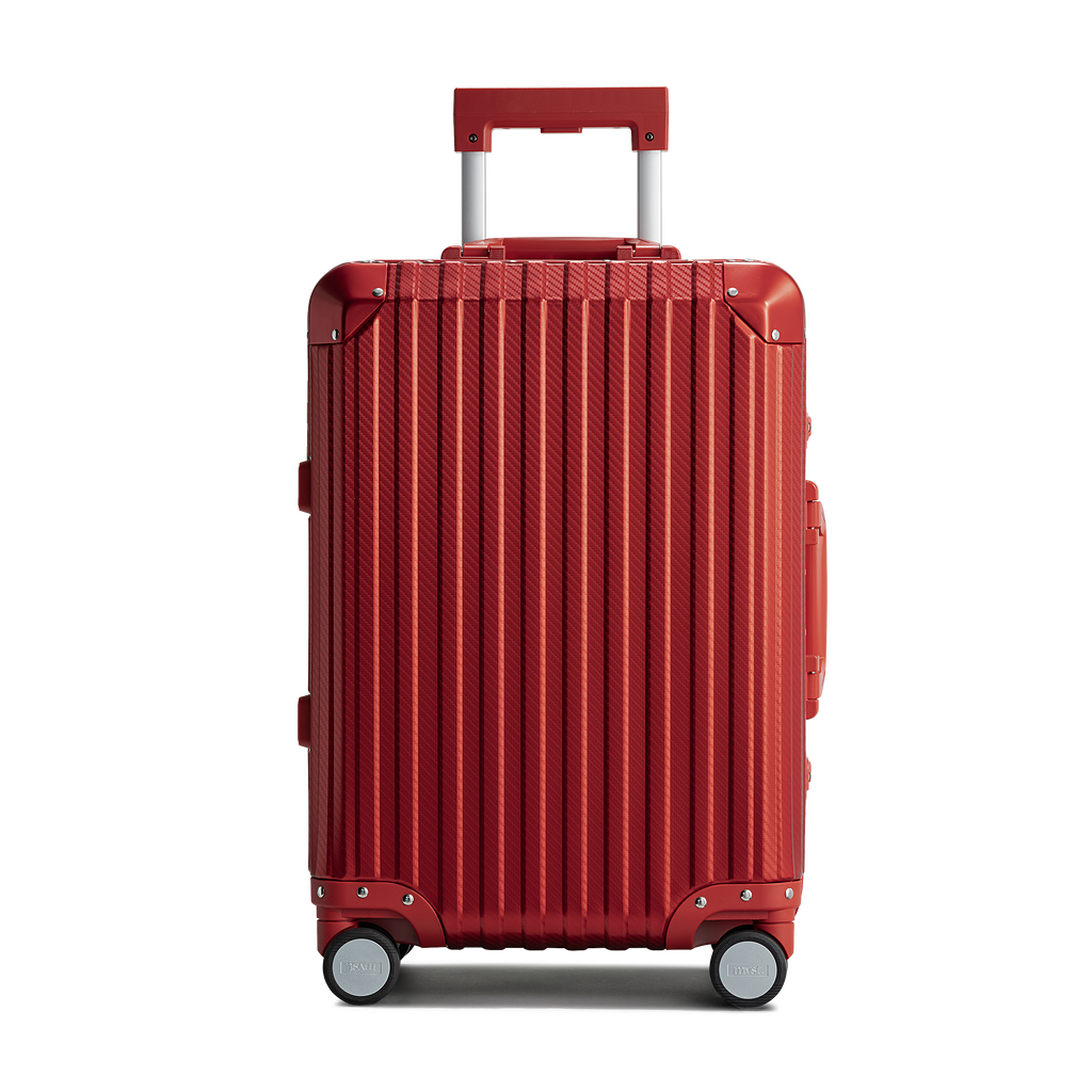 TREVA Aluminum Suitcase Red