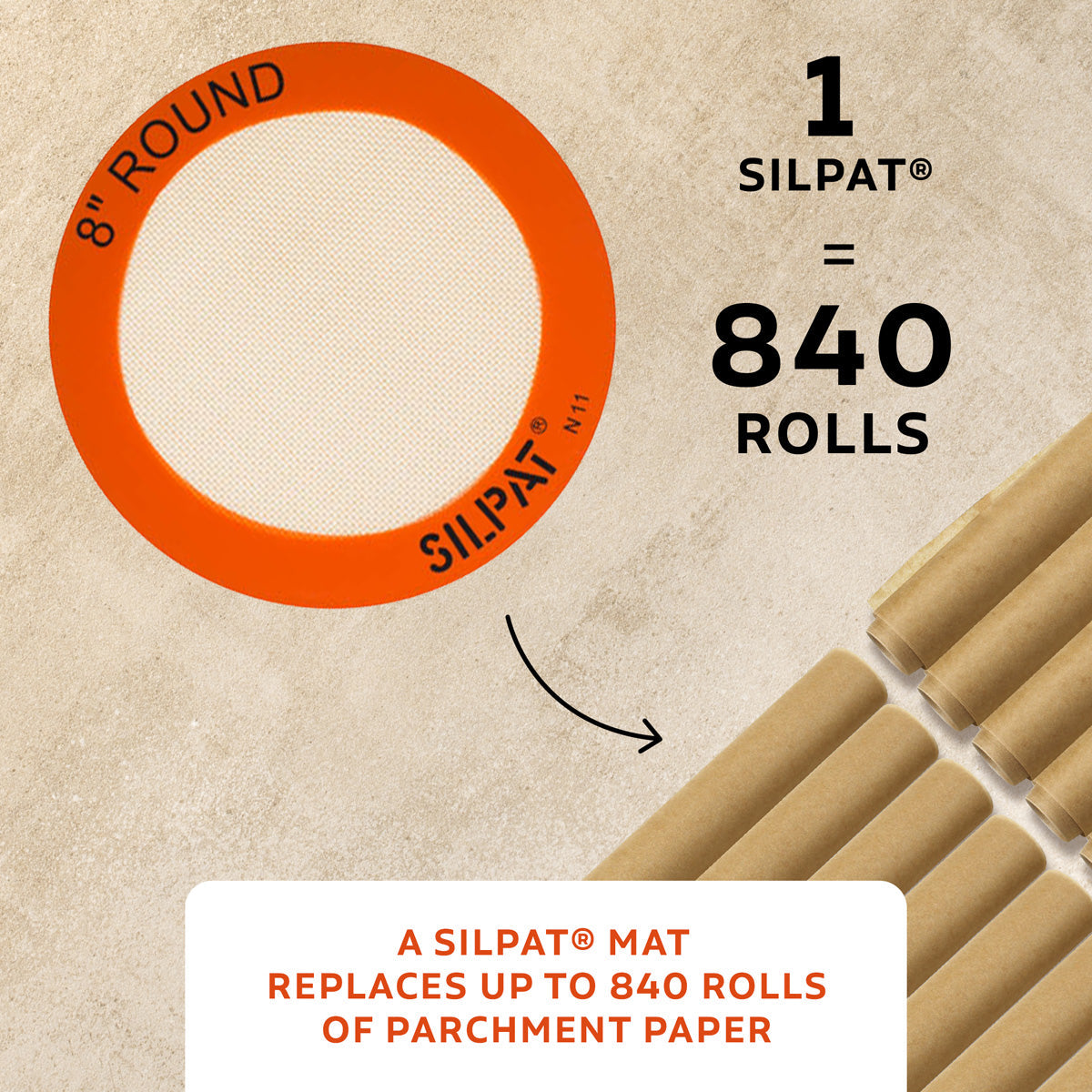 Silpat 8" Round Mat