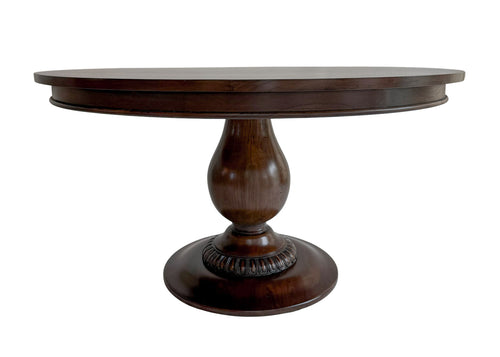 55" Charlotte Pedestal Table (Walnut)